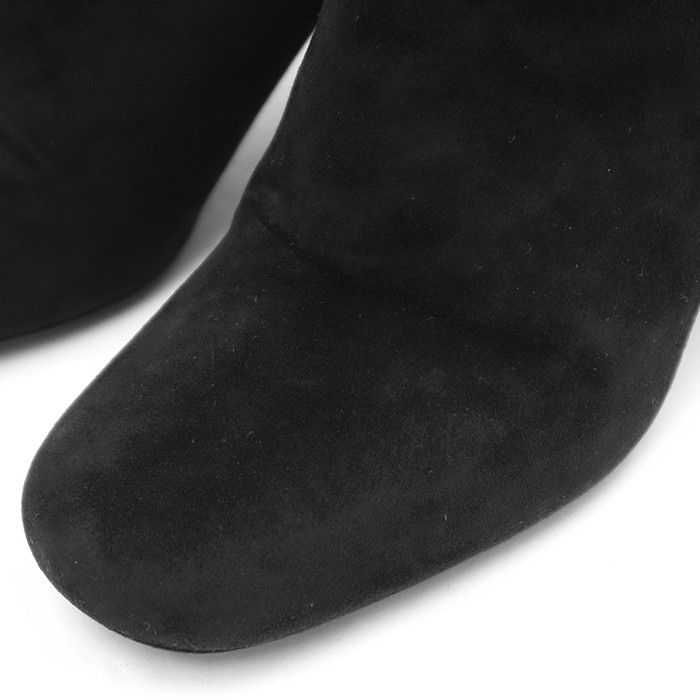 Louis Vuitton Louis Vuitton Louis Vuitton Metal Monogram Flower Heel Suede Boots Leather Shoes DUTY FREE for USA Size ONE SIZE - 2 Thumbnail