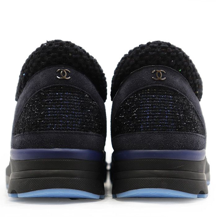 Chanel Chanel Chanel Patent Leather Metallic Knit Sneakers Leather Shoes G30442 DUTY FREE for USA Size ONE SIZE - 5 Thumbnail