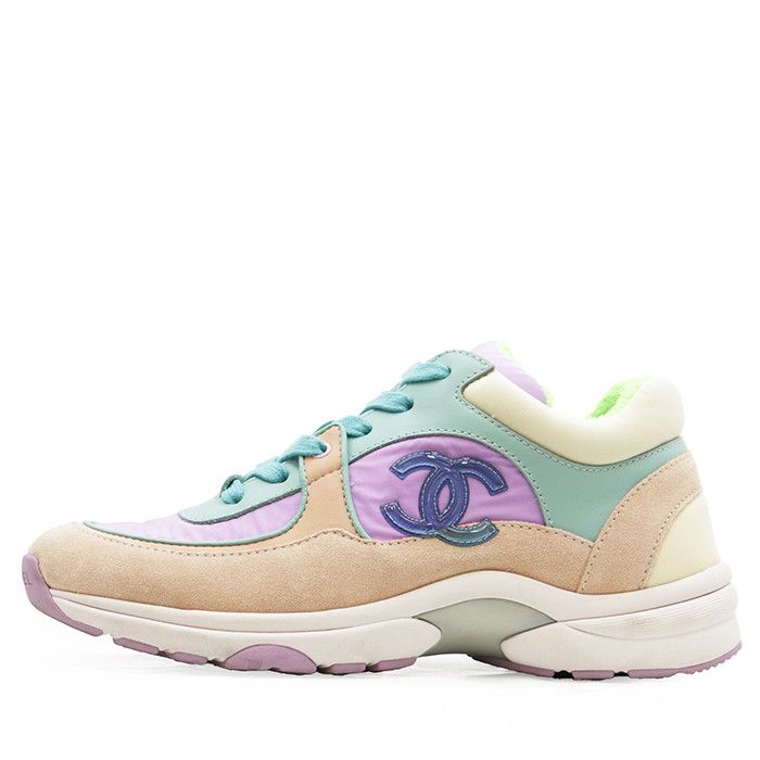 Chanel Chanel Chanel Suede Sneakers Leather Shoes G34360 DUTY FREE for USA Size ONE SIZE - 3 Thumbnail