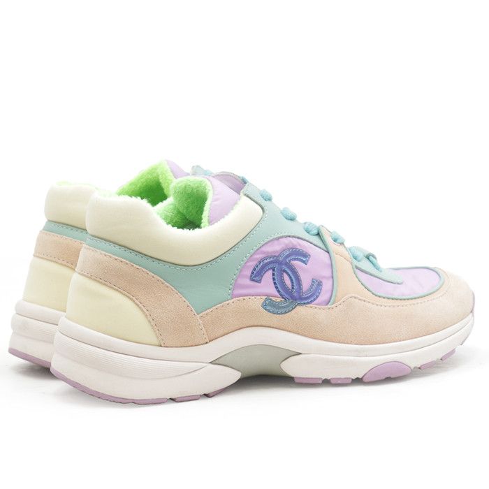 Chanel Chanel Chanel Suede Sneakers Leather Shoes G34360 DUTY FREE for USA Size ONE SIZE - 6 Thumbnail