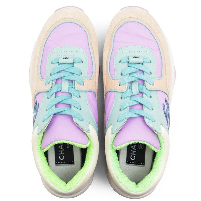 Chanel Chanel Chanel Suede Sneakers Leather Shoes G34360 DUTY FREE for USA Size ONE SIZE - 7 Thumbnail