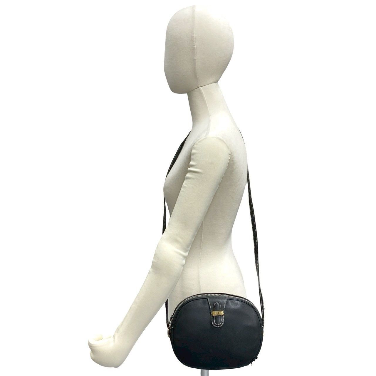 Dior Dior Christian Dior Leather Mini Shoulder Bag Leather Shoulder Bag DUTY FREE for USA Size ONE SIZE - 3 Thumbnail