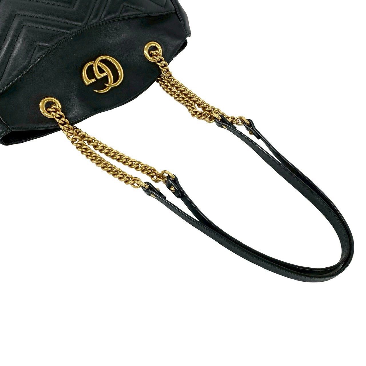Gucci Gucci Gucci GG Marmont Leather Tote Bag Leather Shoulder Bag 443501 DUTY FREE for USA Size ONE SIZE - 5 Thumbnail