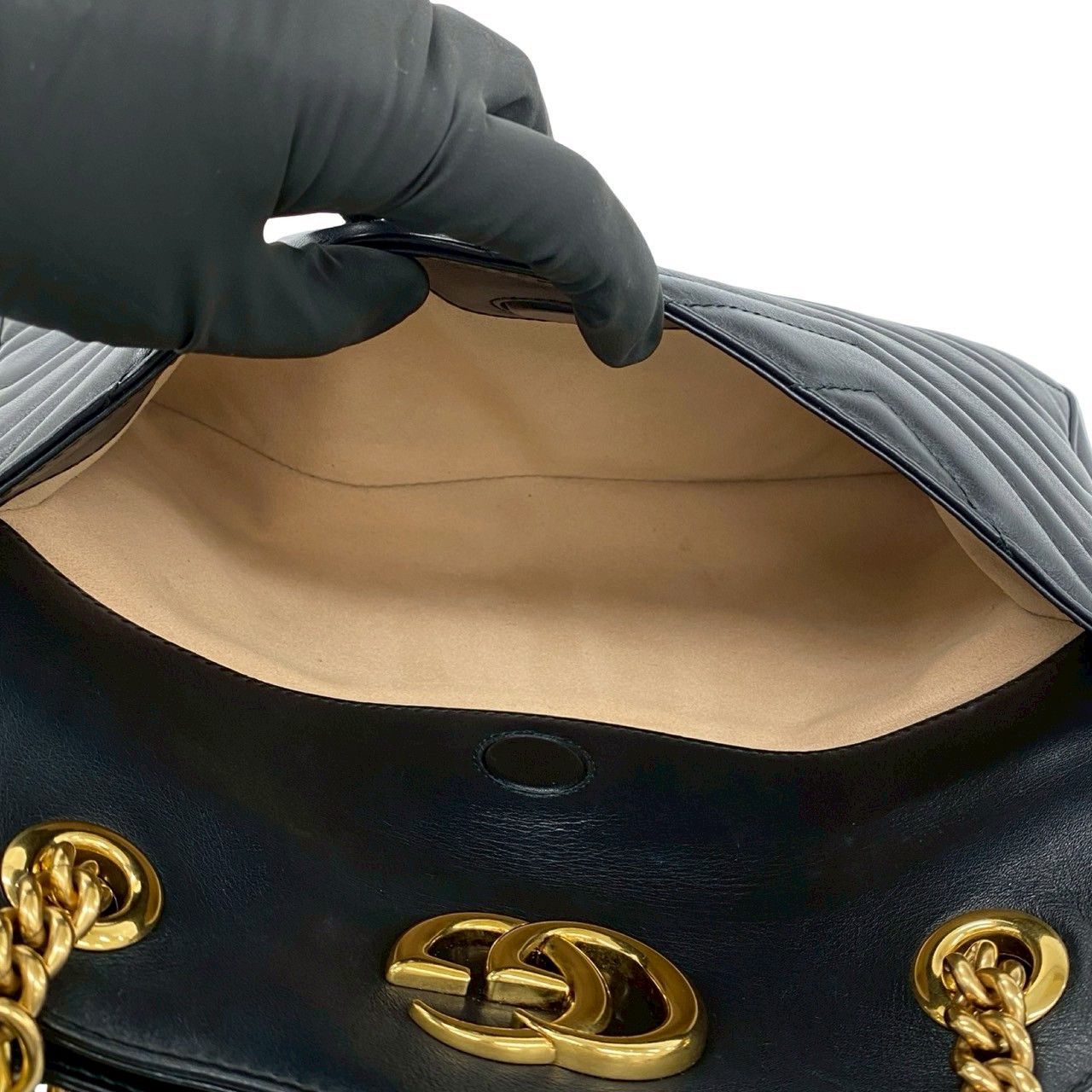 Gucci Gucci Gucci GG Marmont Leather Tote Bag Leather Shoulder Bag 443501 DUTY FREE for USA Size ONE SIZE - 11 Thumbnail