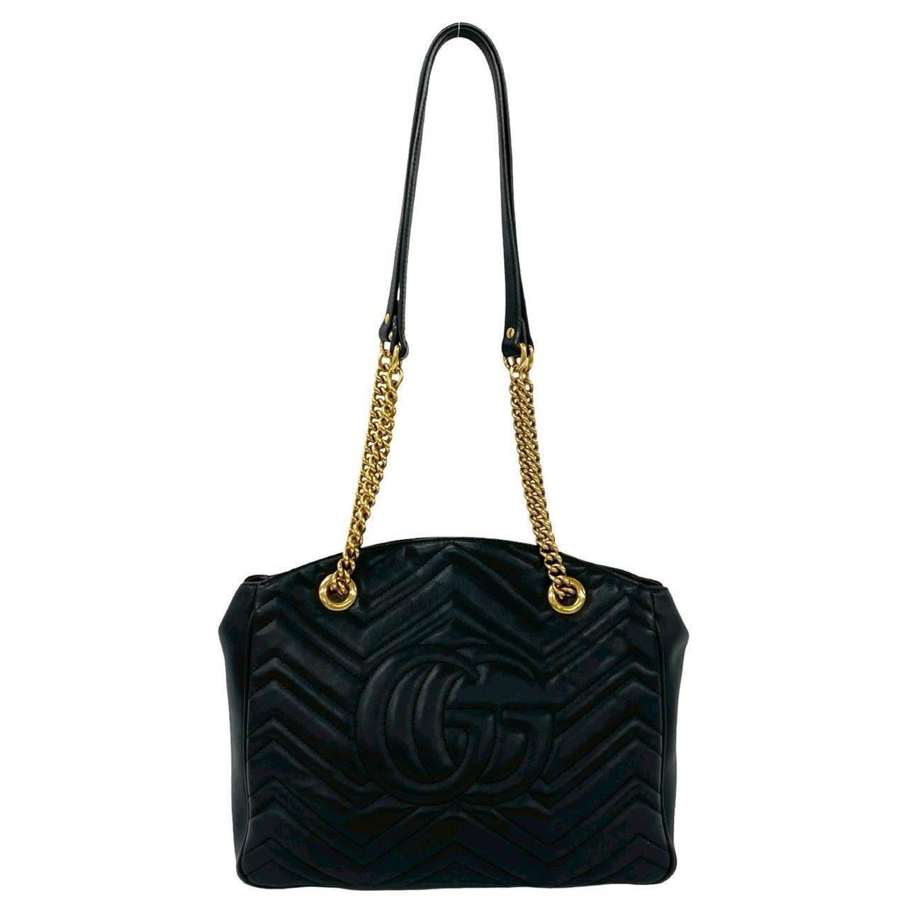 Gucci Gucci Gucci GG Marmont Leather Tote Bag Leather Shoulder Bag 443501 DUTY FREE for USA Size ONE SIZE - 4 Thumbnail