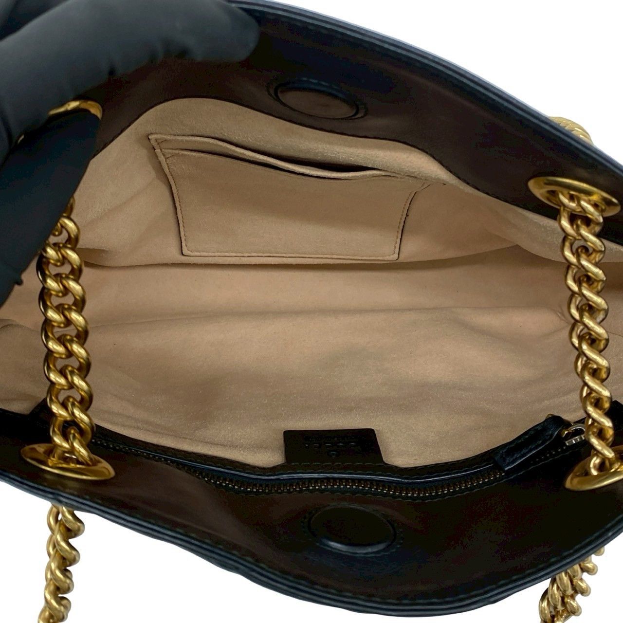Gucci Gucci Gucci GG Marmont Leather Tote Bag Leather Shoulder Bag 443501 DUTY FREE for USA Size ONE SIZE - 10 Thumbnail