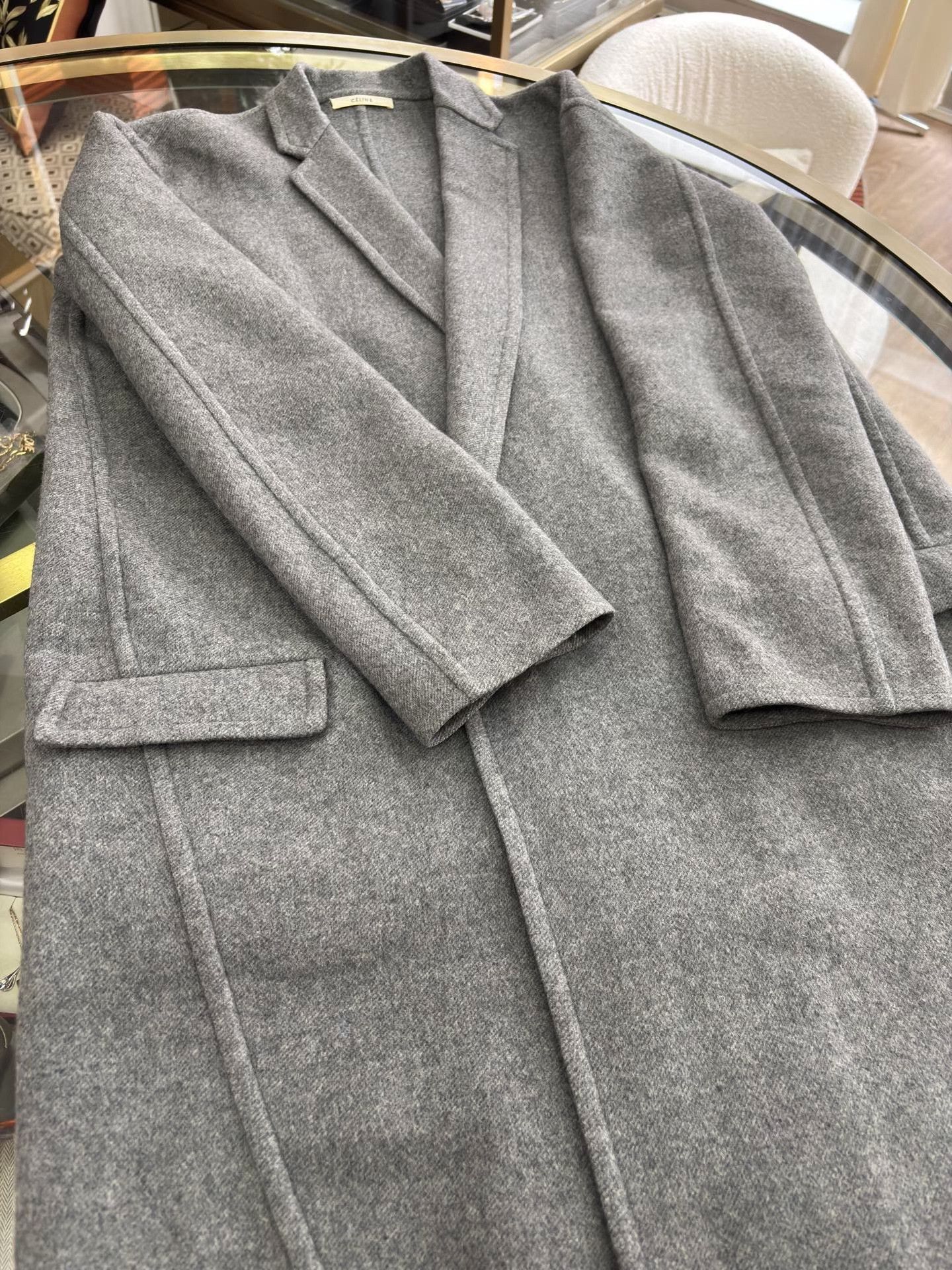 Celine Celine Phoebe Era Cashmere Coat Size XS / US 0-2 / IT 36-38 - 5 Thumbnail