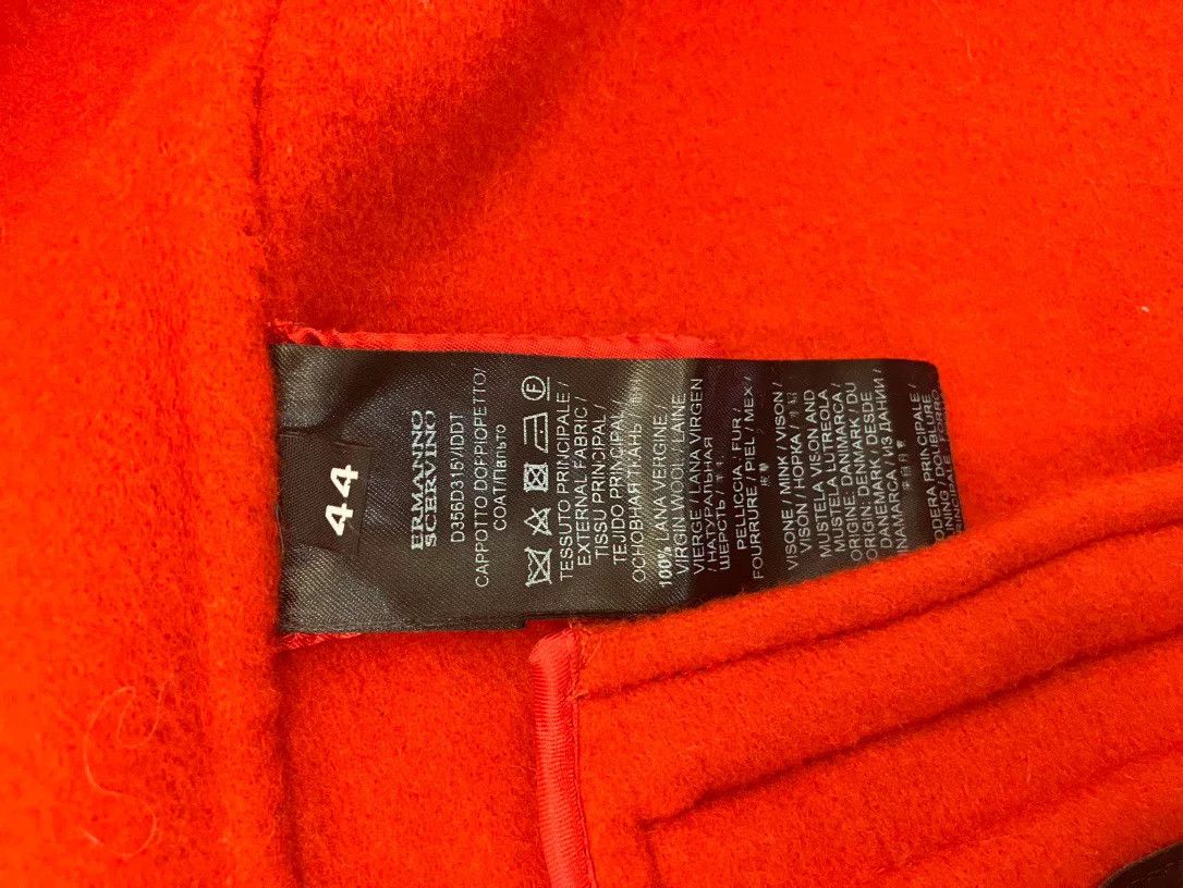 Ermanno Scervino Ermanno Scervino Red Wool Coat Size M / US 6-8 / IT 42-44 - 9 Thumbnail