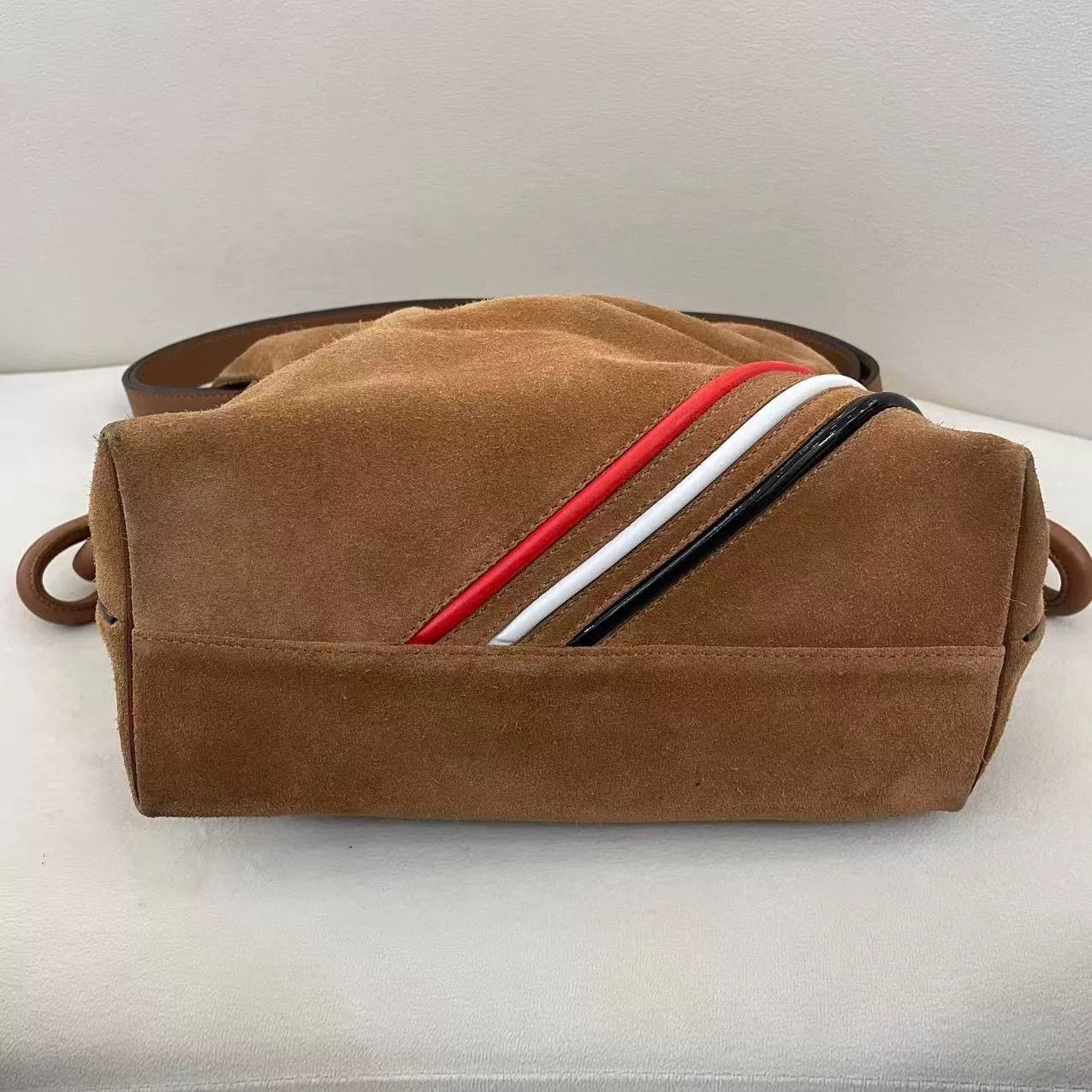 Loewe Loewe Vintage Brown Suede Crossbody Bag Size ONE SIZE - 7 Thumbnail