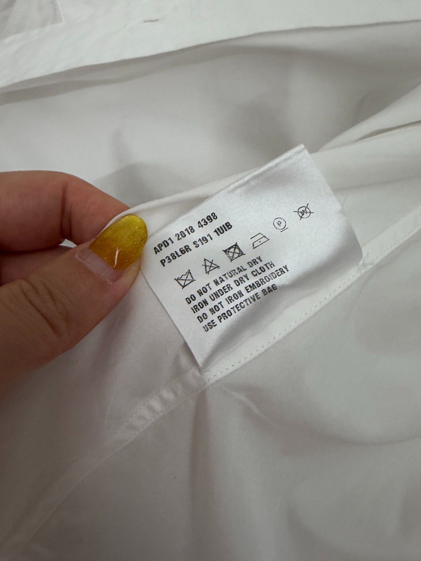 Prada Prada White Cotton Shirt L Size L / US 10 / IT 46 - 6 Thumbnail