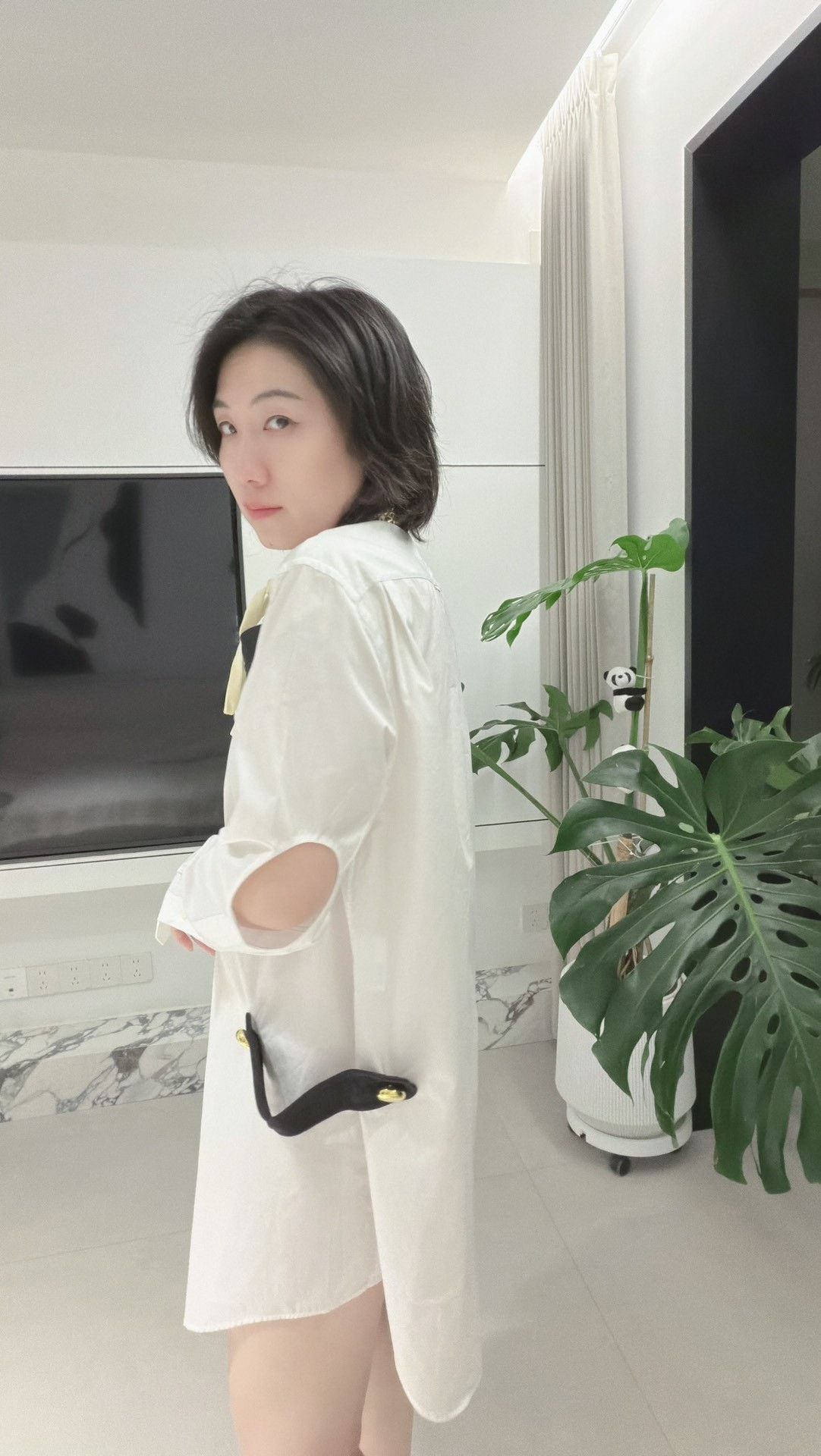 Prada Prada White Cotton Shirt L Size L / US 10 / IT 46 - 3 Thumbnail