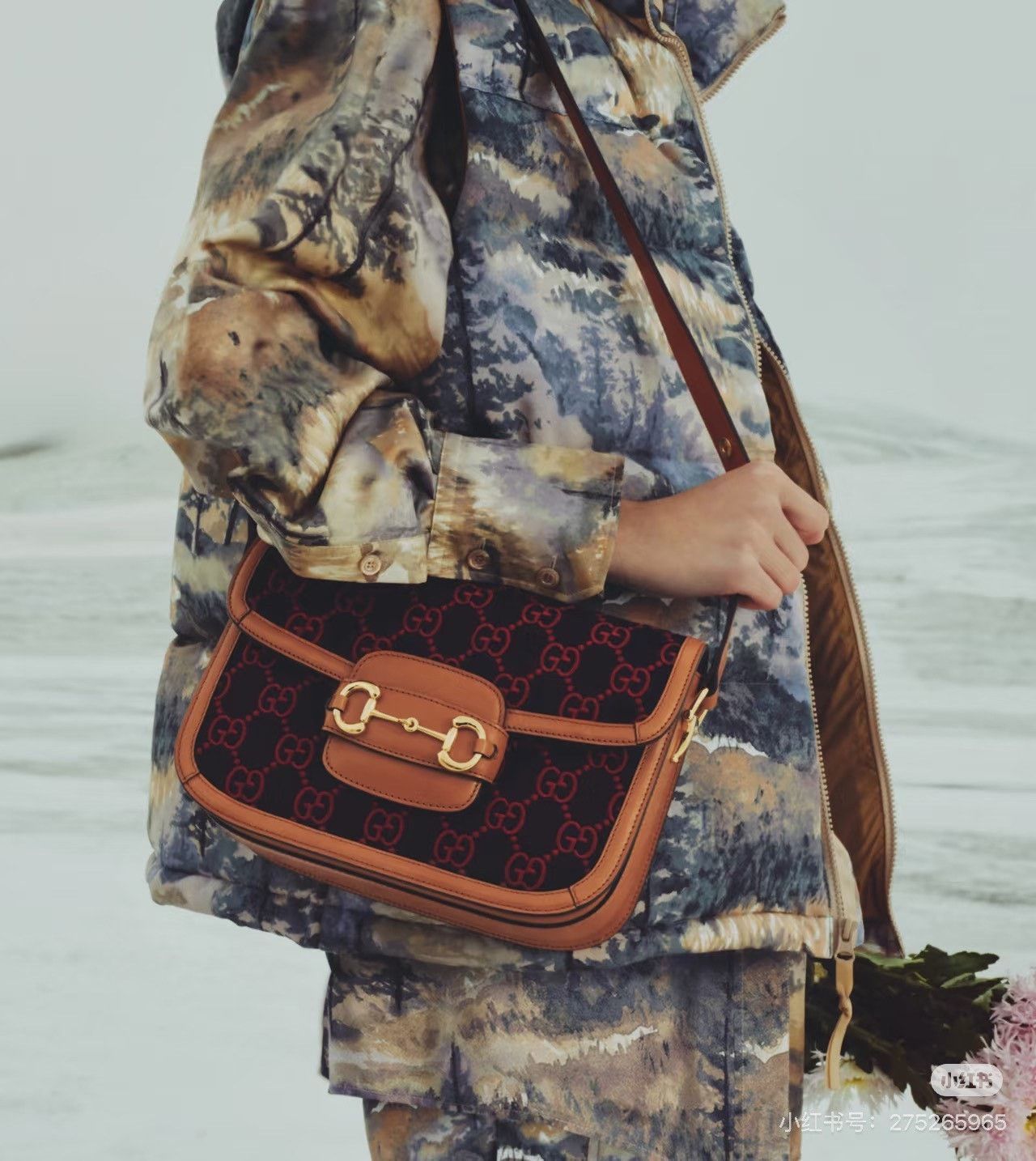 Gucci Gucci 1955 Monogram Saddle Bag Size ONE SIZE - 5 Thumbnail