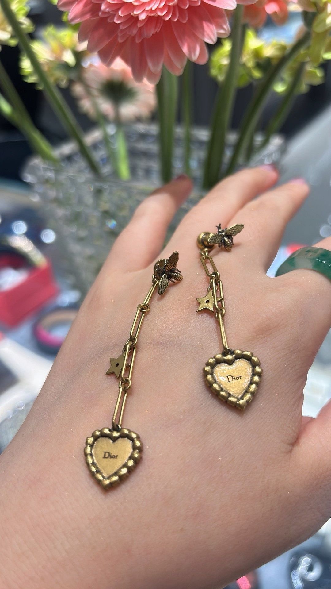 Dior Dior Vintage Two-Way Earrings Size ONE SIZE - 2 Thumbnail