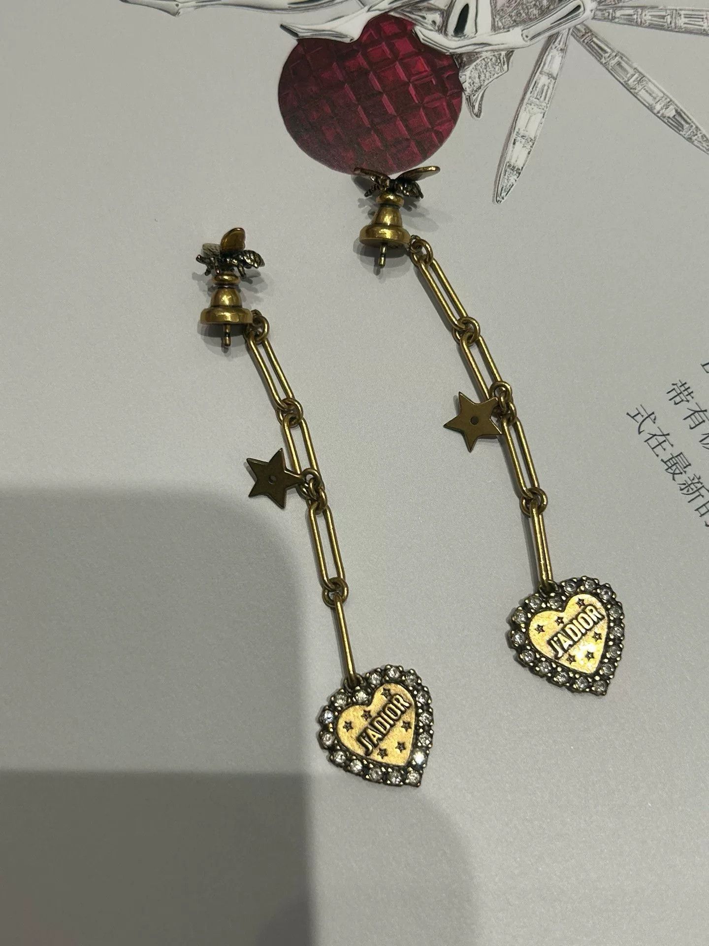 Dior Dior Vintage Two-Way Earrings Size ONE SIZE - 6 Thumbnail