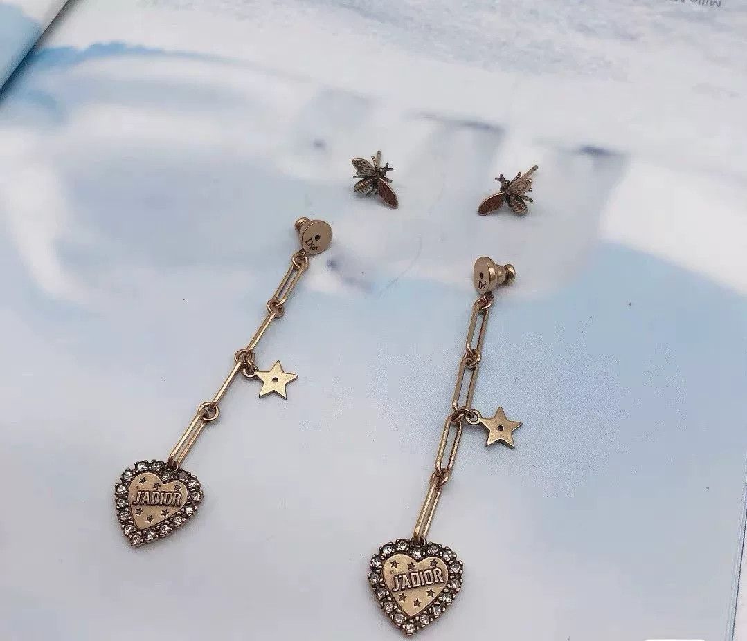 Dior Dior Vintage Two-Way Earrings Size ONE SIZE - 3 Thumbnail