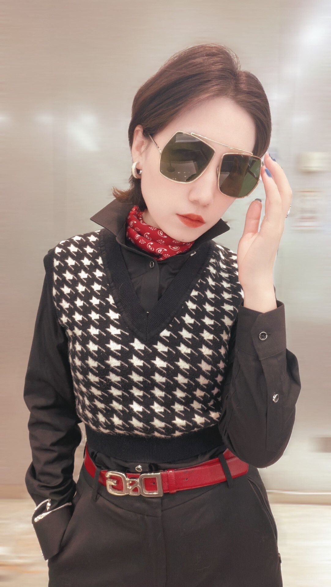 Max Mara Max Mara Oversized Fashion Sunglasses Size ONE SIZE - 6 Thumbnail