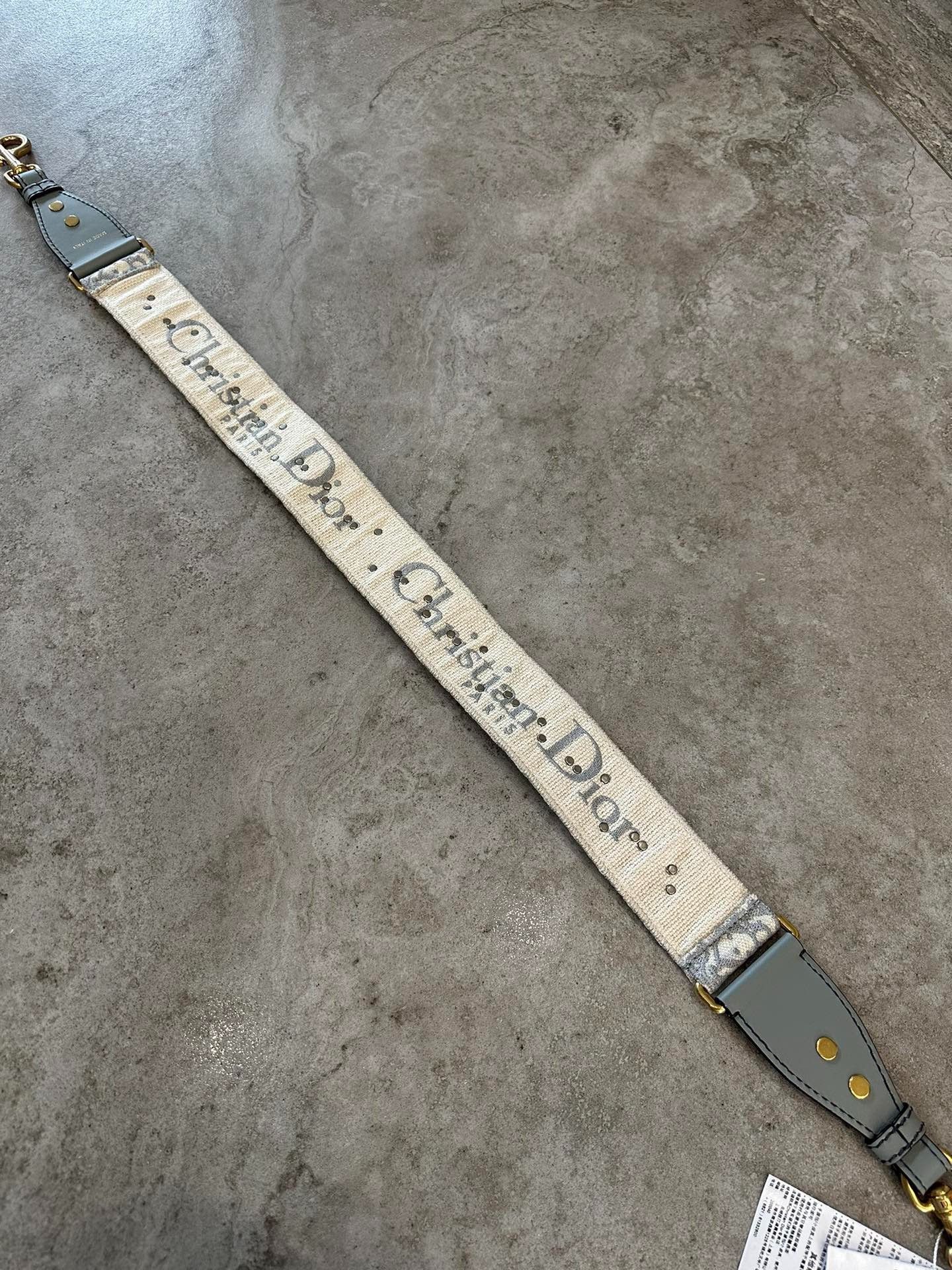 Dior Dior Gray Monogram Rivet Shoulder Strap Size ONE SIZE - 5 Thumbnail