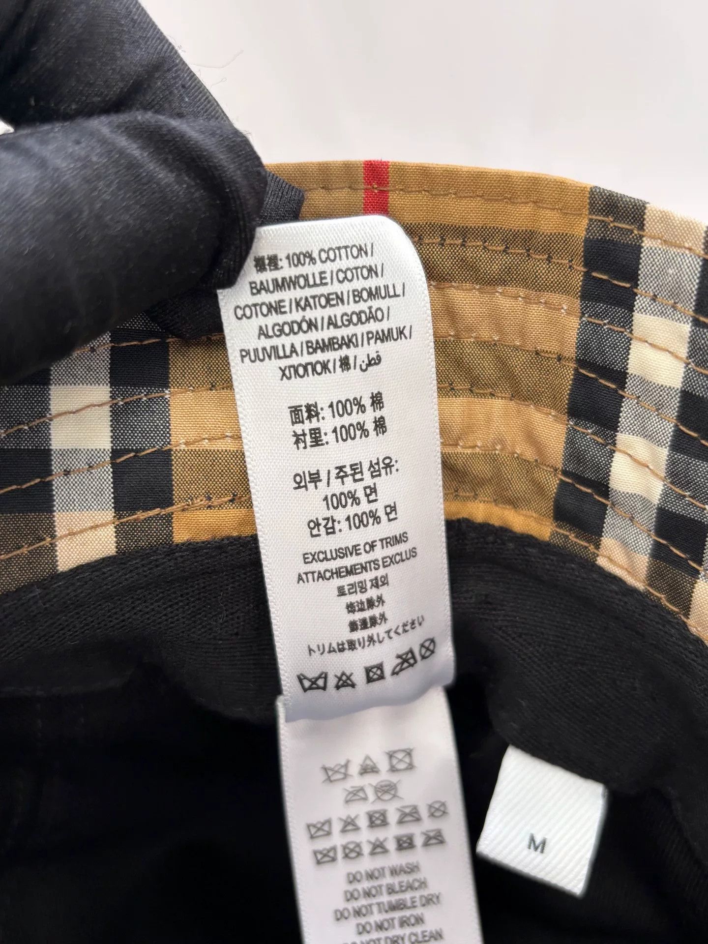 Burberry Burberry Classic Check Bucket Hat Size ONE SIZE - 7 Thumbnail