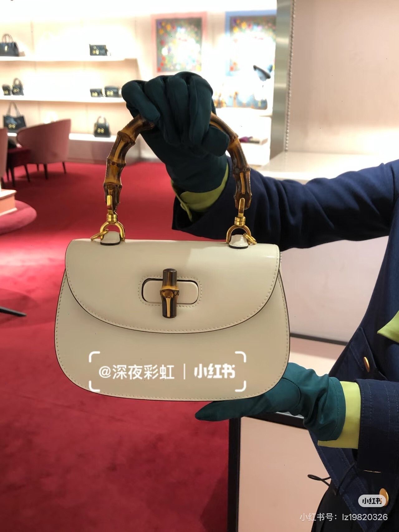 Gucci Gucci 1947 Oatmeal Bamboo Bag Size ONE SIZE - 4 Thumbnail