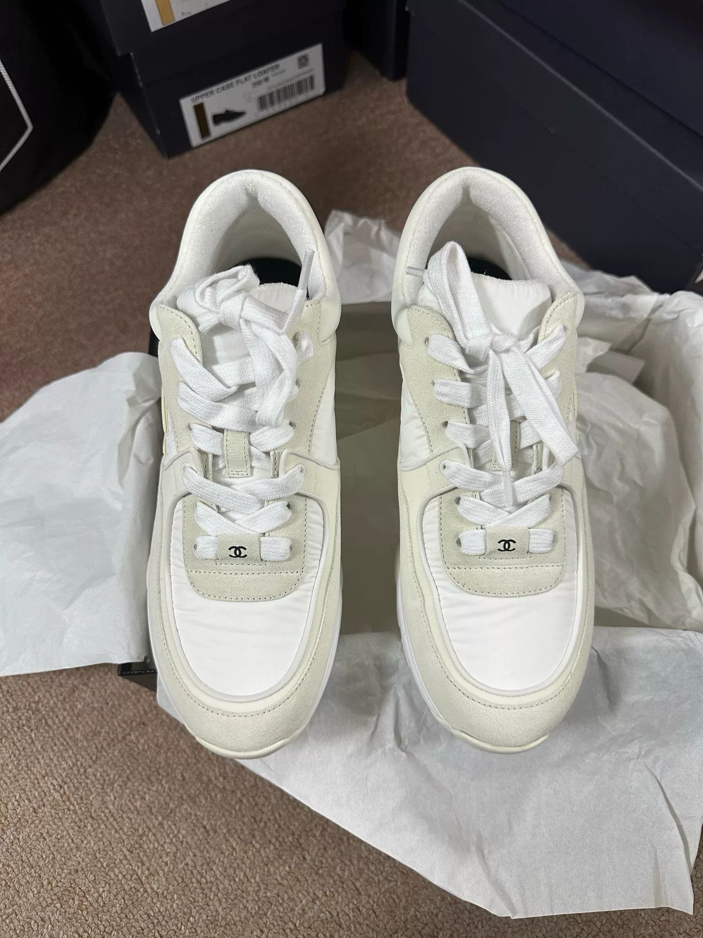 Chanel Chanel Classic Beige Women's Sneakers Size US 8 / IT 38 - 3 Thumbnail