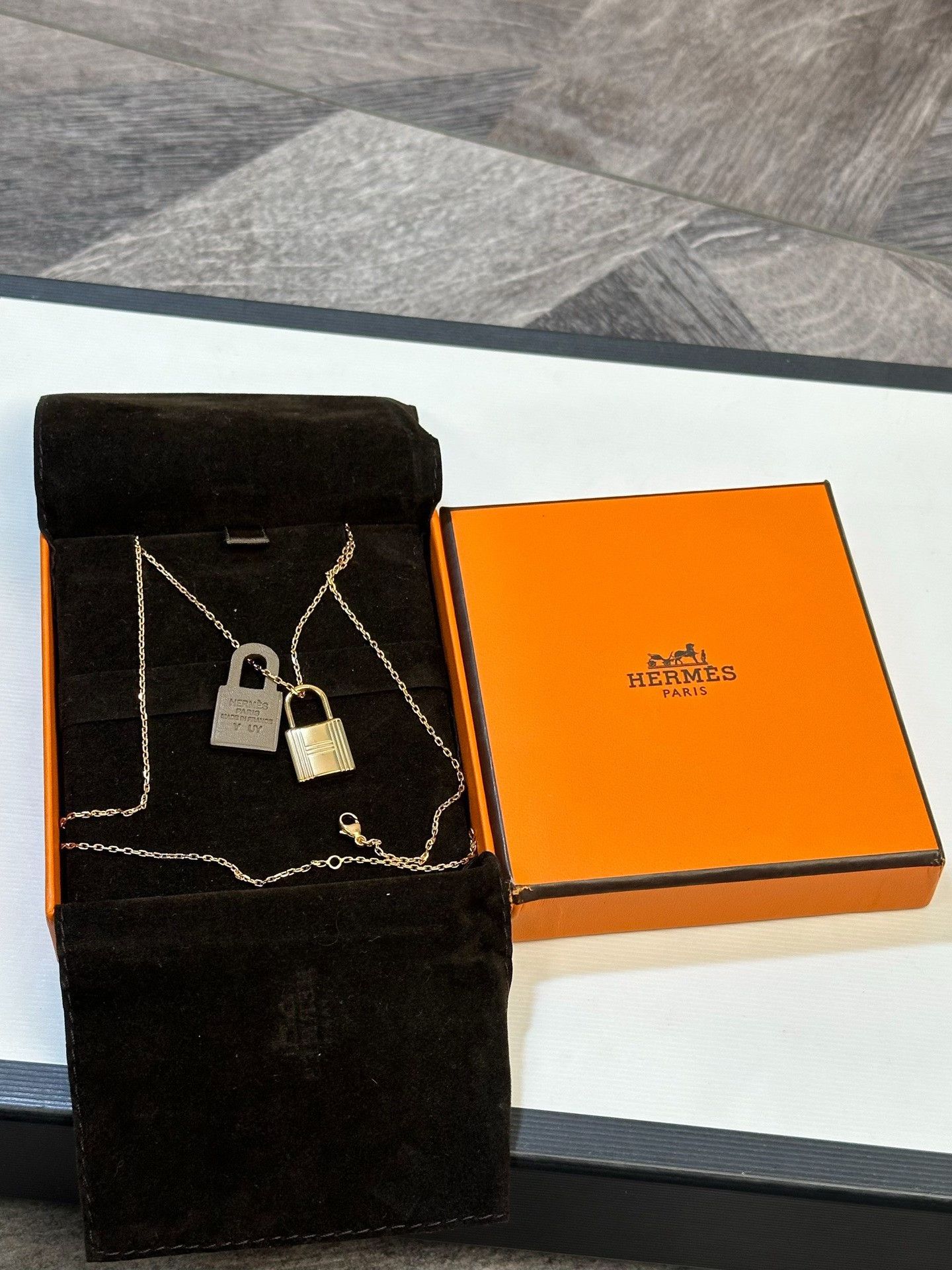 Hermes HERMES OKelly Small Lock Necklace Size ONE SIZE - 6 Thumbnail