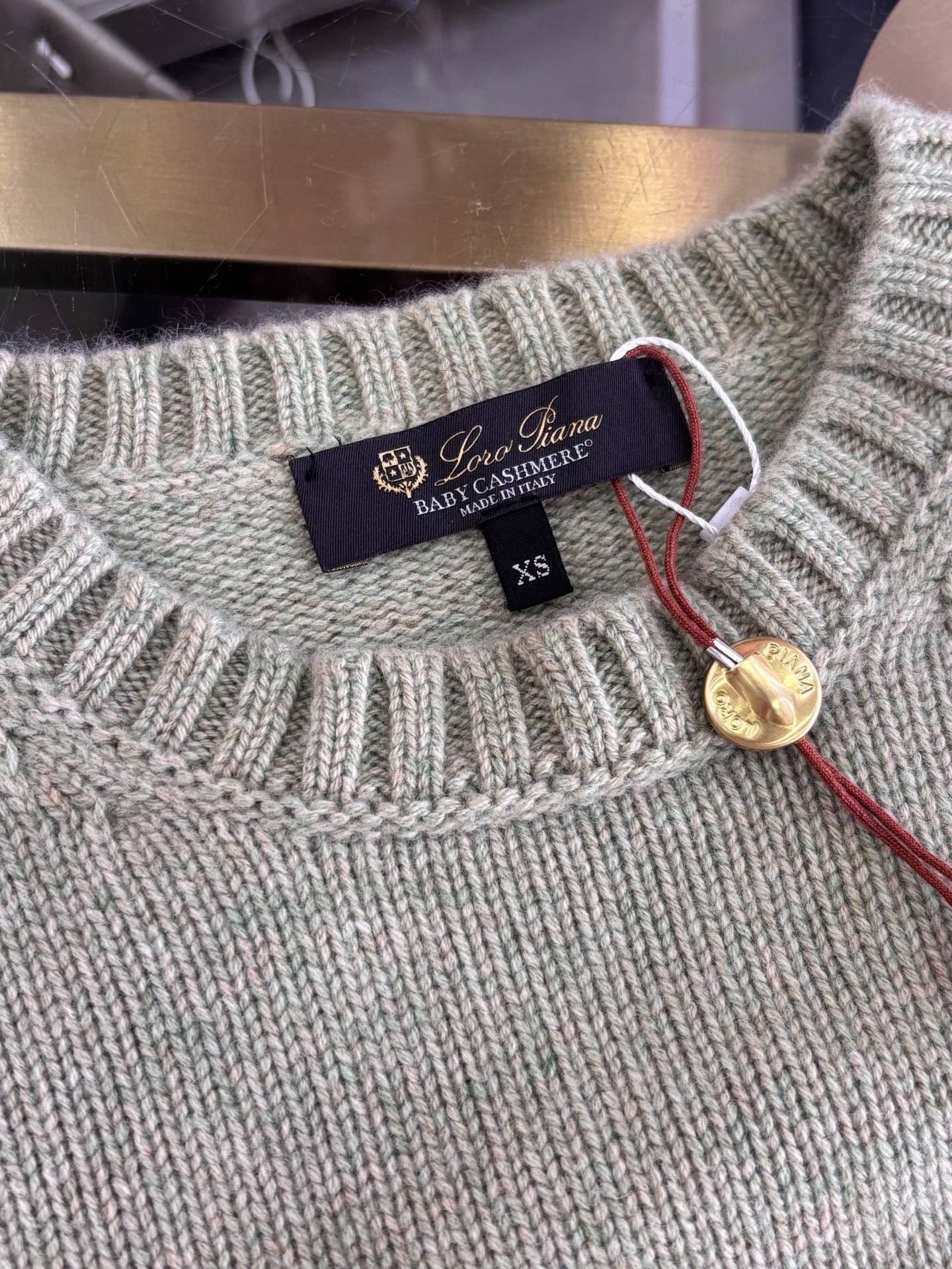 Loro Piana Loro Piana Women's Saddle Shoulder Sweater Size XS / US 0-2 / IT 36-38 - 8 Thumbnail