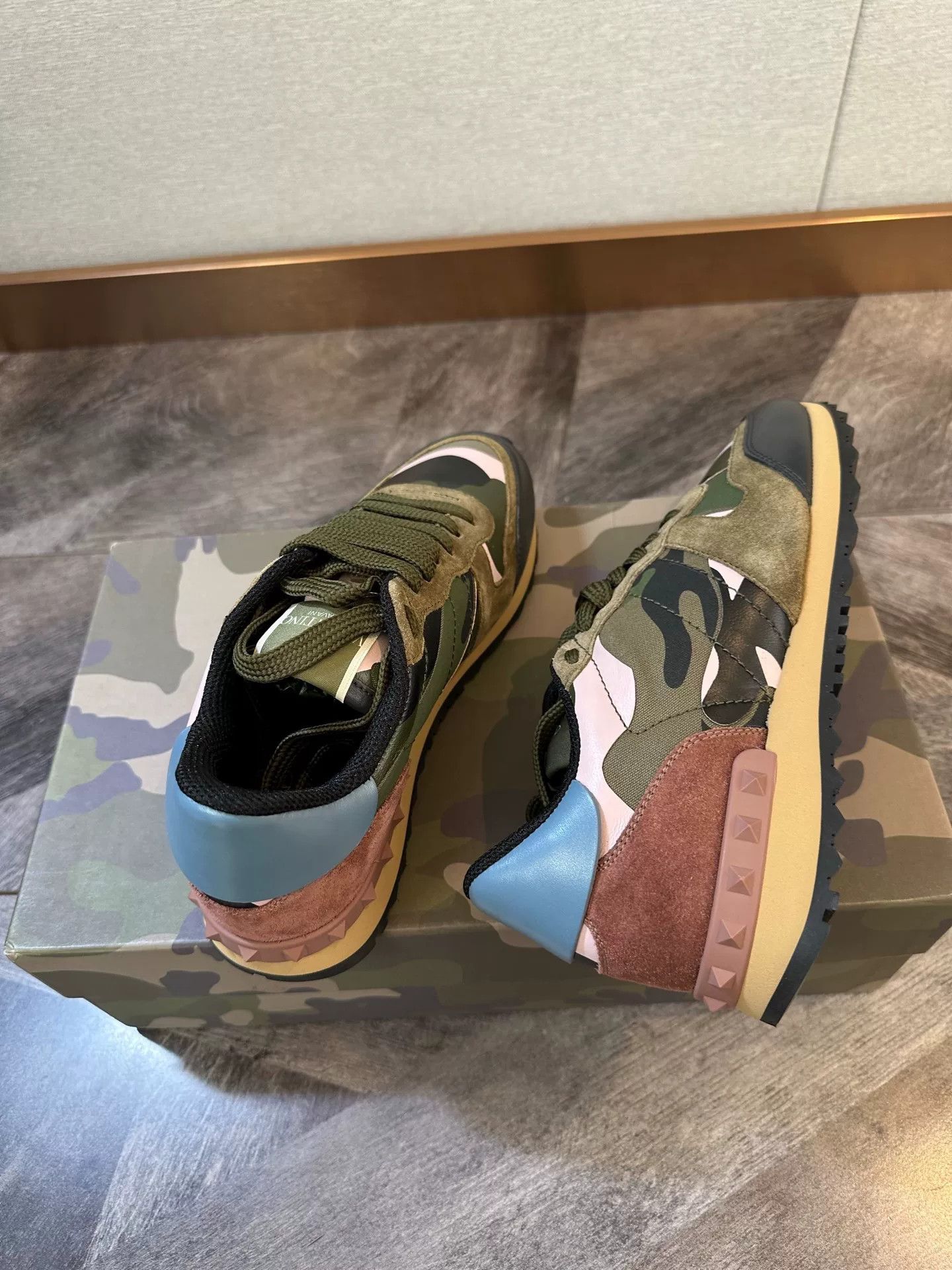 Valentino Valentino Camouflage Unisex Casual Sneakers Size US 6 / IT 36 - 6 Thumbnail