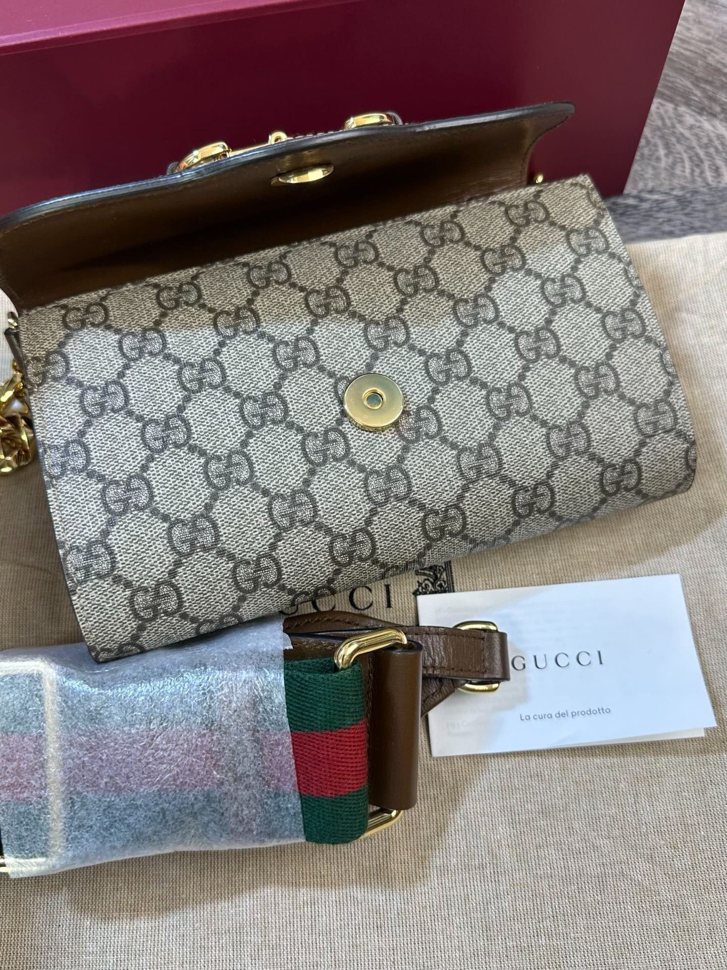 Gucci Gucci Monogram 1955 Double Strap Size ONE SIZE - 6 Thumbnail