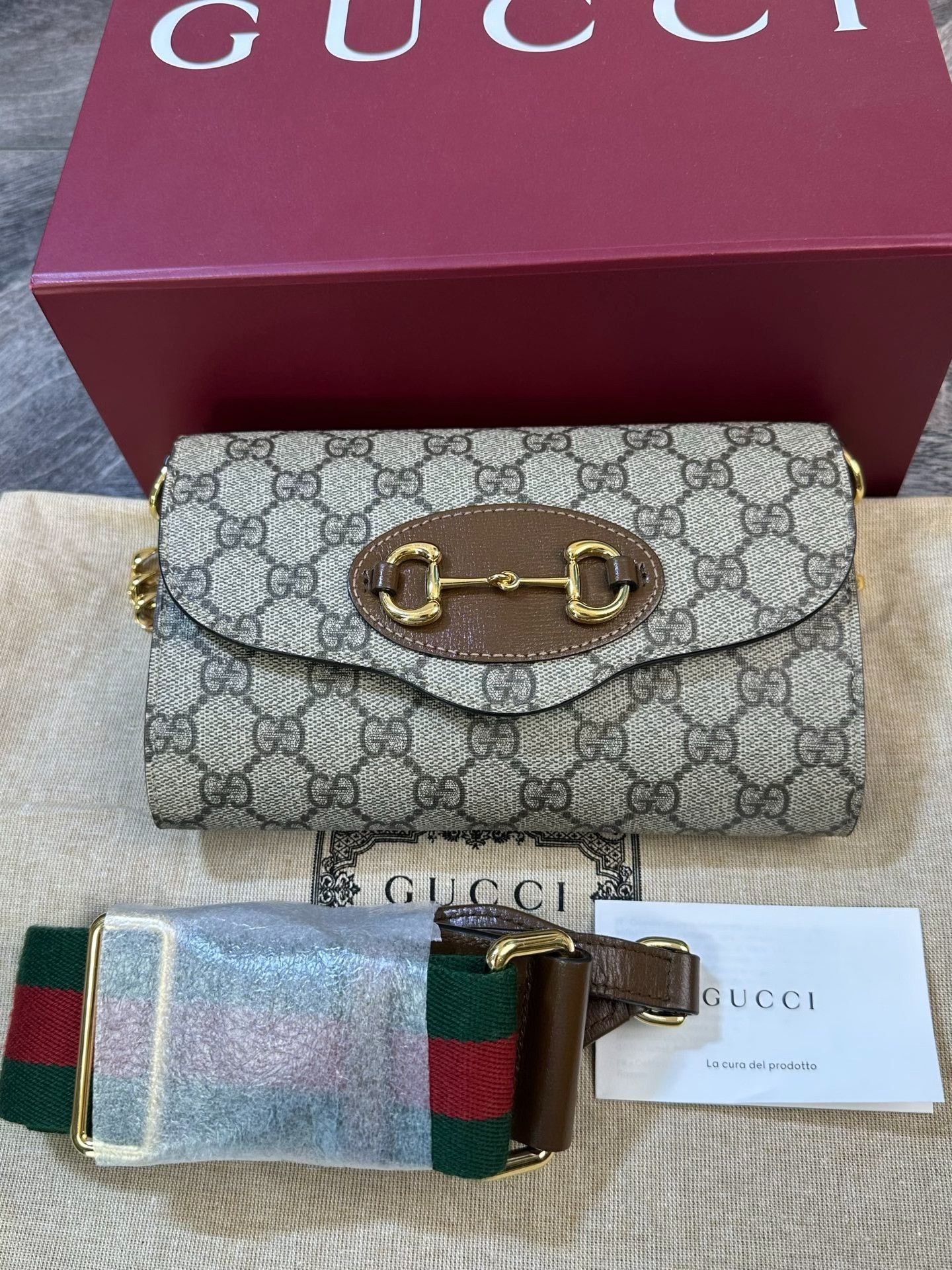 Gucci Gucci Monogram 1955 Double Strap Size ONE SIZE - 5 Thumbnail