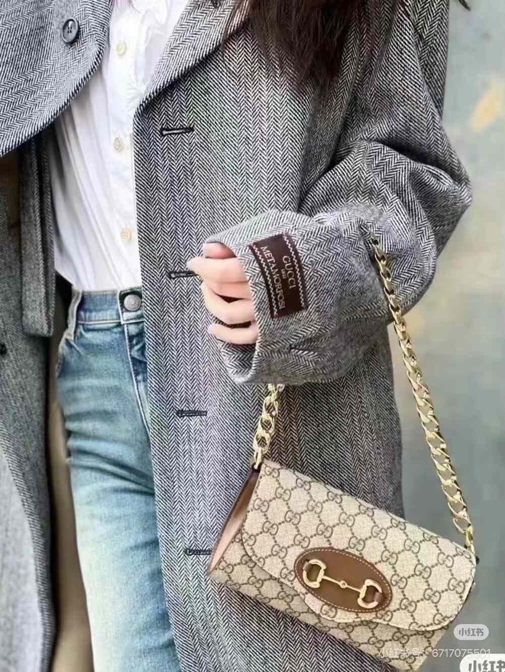 Gucci Gucci Monogram 1955 Double Strap Size ONE SIZE - 7 Thumbnail