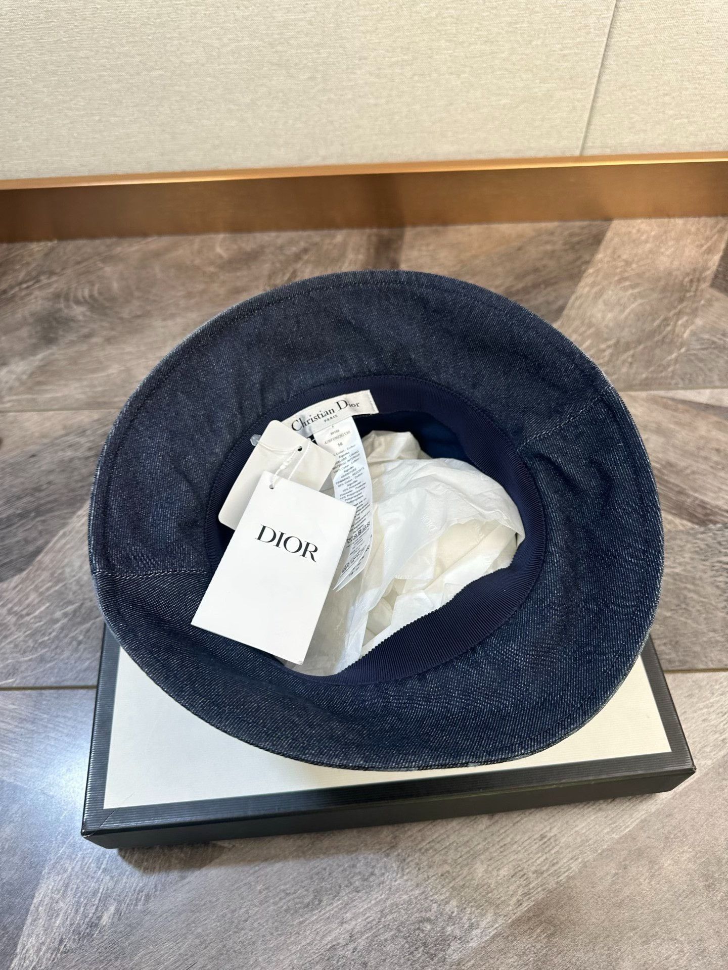 Dior Dior Classic Denim Bucket Hat Size ONE SIZE - 7 Thumbnail