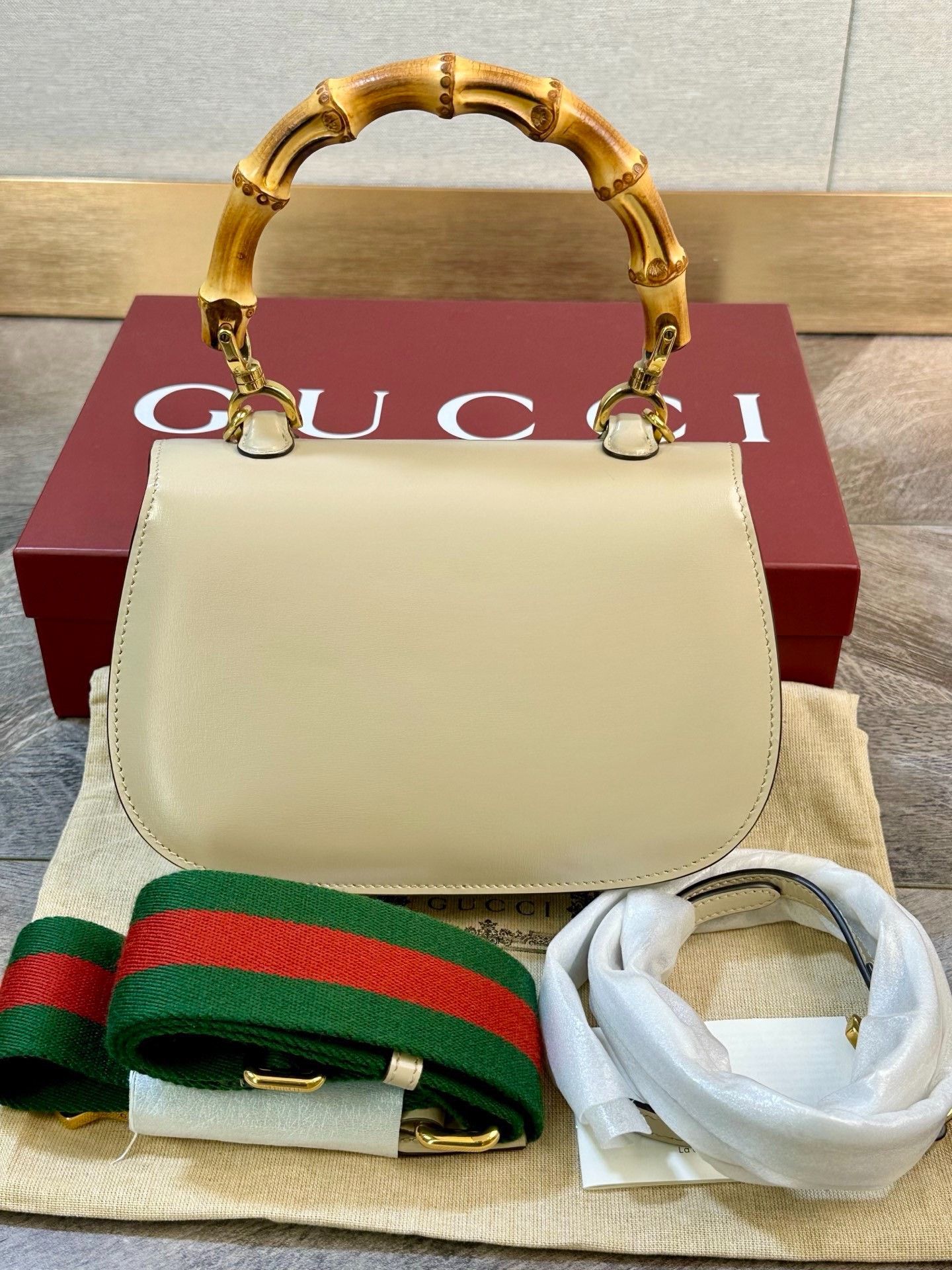 Gucci Gucci 1947 Bamboo Top Handle Bag Size ONE SIZE - 2 Thumbnail
