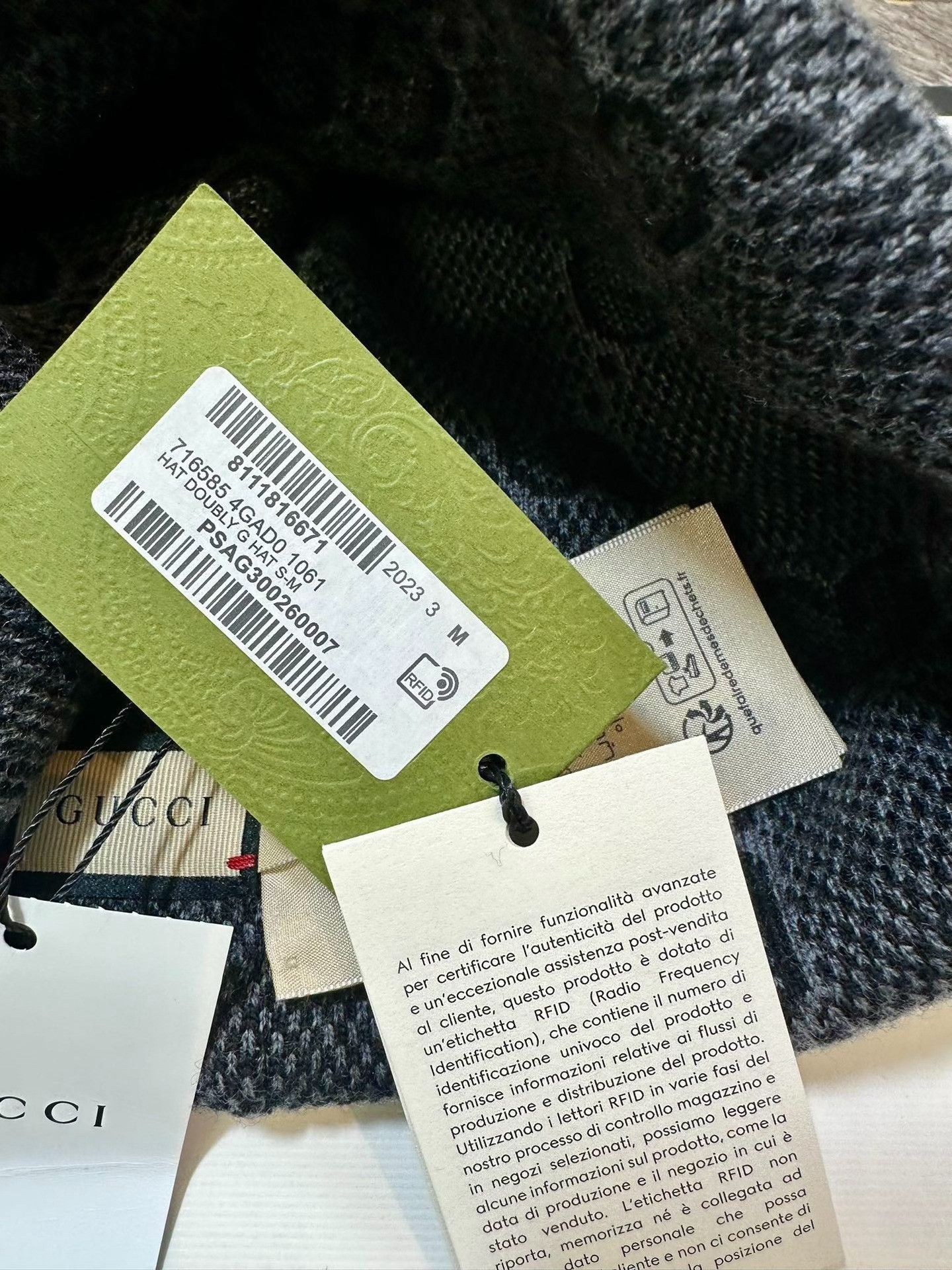 Gucci Gucci Monogram Big Logo Hat Size ONE SIZE - 5 Thumbnail