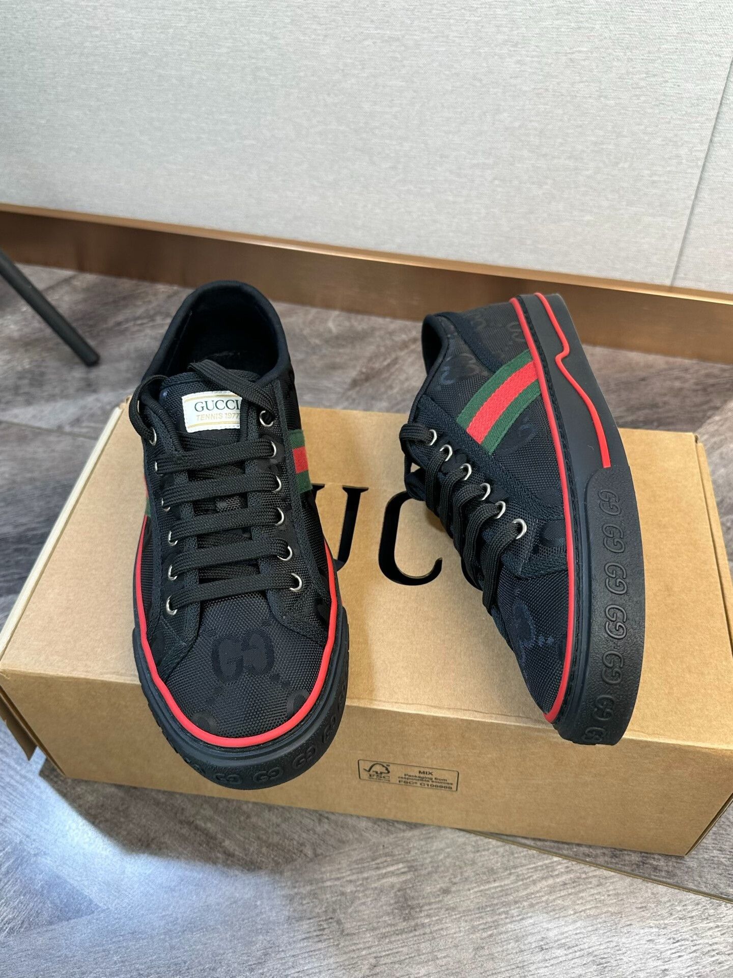 Gucci Gucci 1977 Canvas Sneakers Size US 5.5 / IT 35.5 - 5 Thumbnail