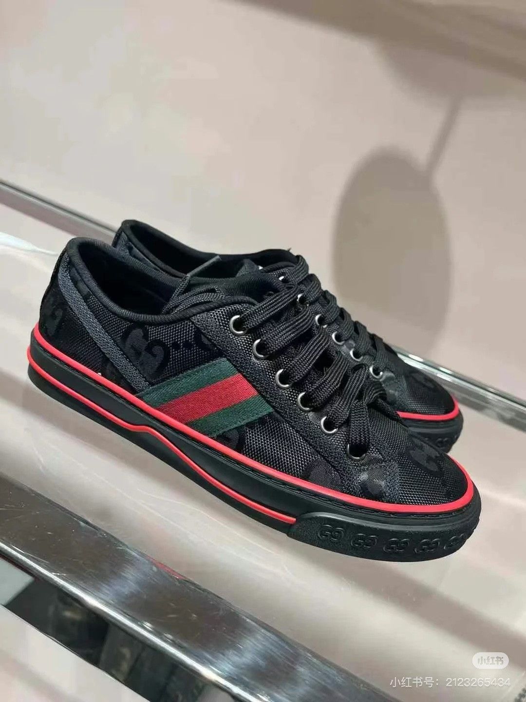 Gucci Gucci 1977 Canvas Sneakers Size US 5.5 / IT 35.5 - 8 Thumbnail