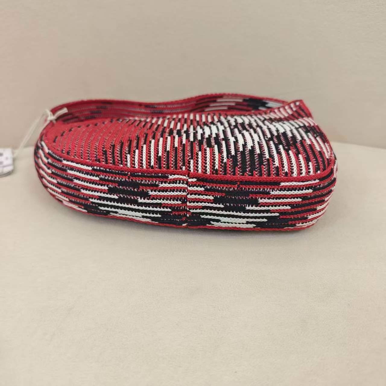 Burberry Burberry Red Check Canvas Handbag Size ONE SIZE - 4 Thumbnail
