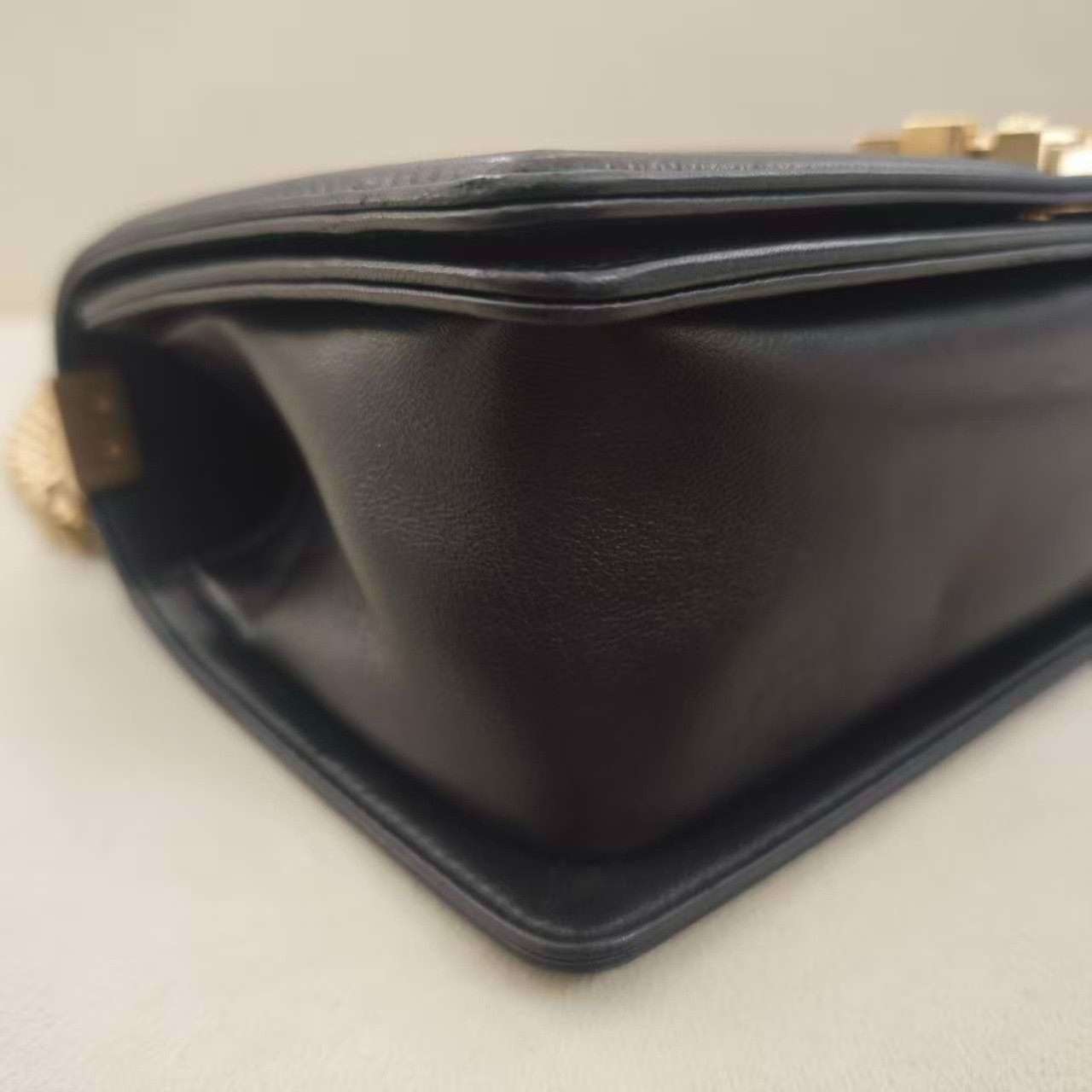 Chanel Chanel Black Gold Leboy Chain Bag Size ONE SIZE - 4 Thumbnail