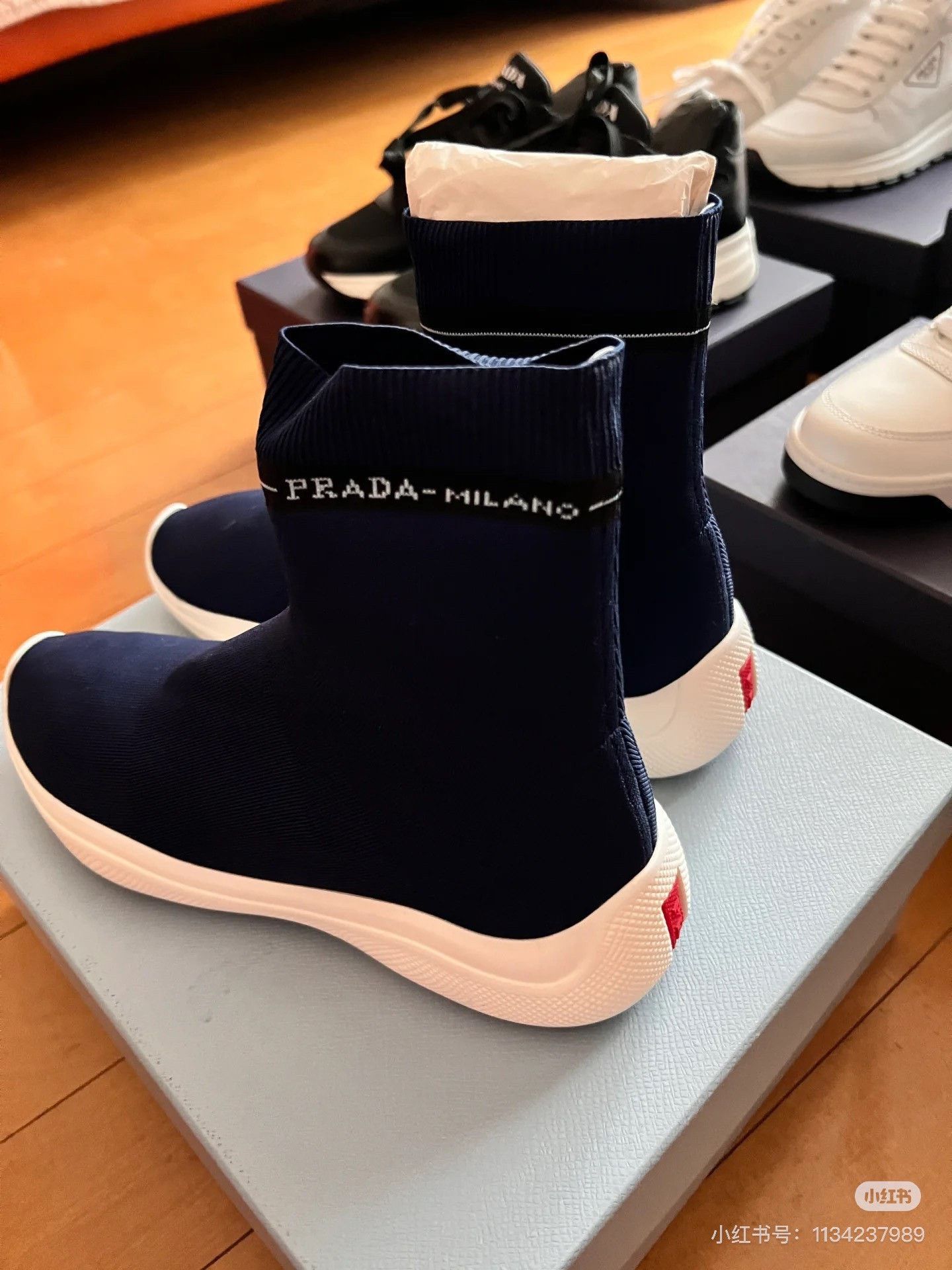 Prada Prada Classic Sock Shoes Size US 5.5 / IT 35.5 - 5 Thumbnail