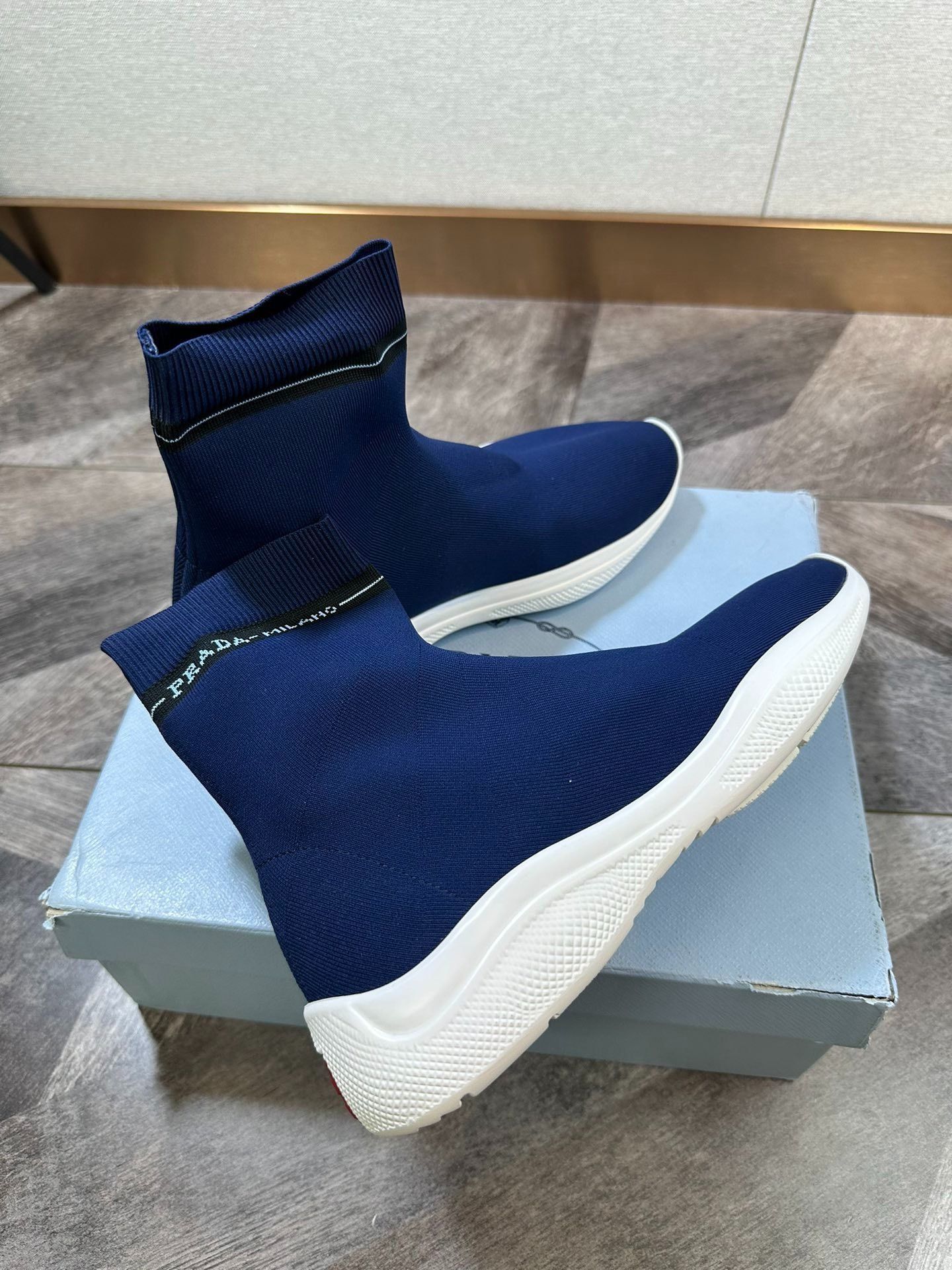 Prada Prada Classic Sock Shoes Size US 5.5 / IT 35.5 - 3 Thumbnail