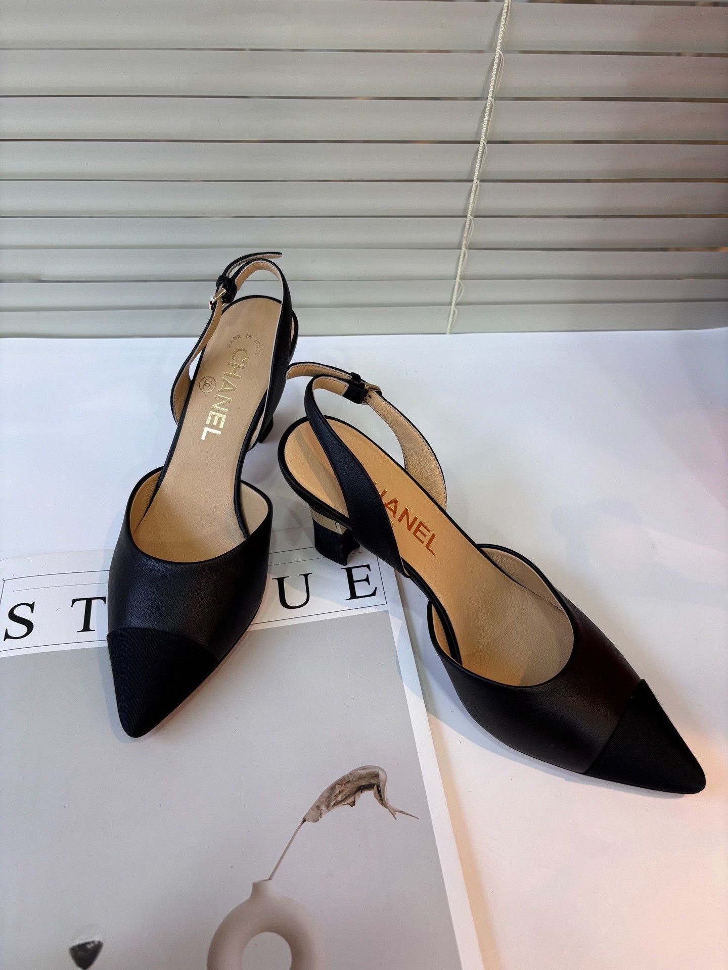 Chanel Chanel Colorblock High-Heel Sandals Size US 5.5 / IT 35.5 - 5 Thumbnail