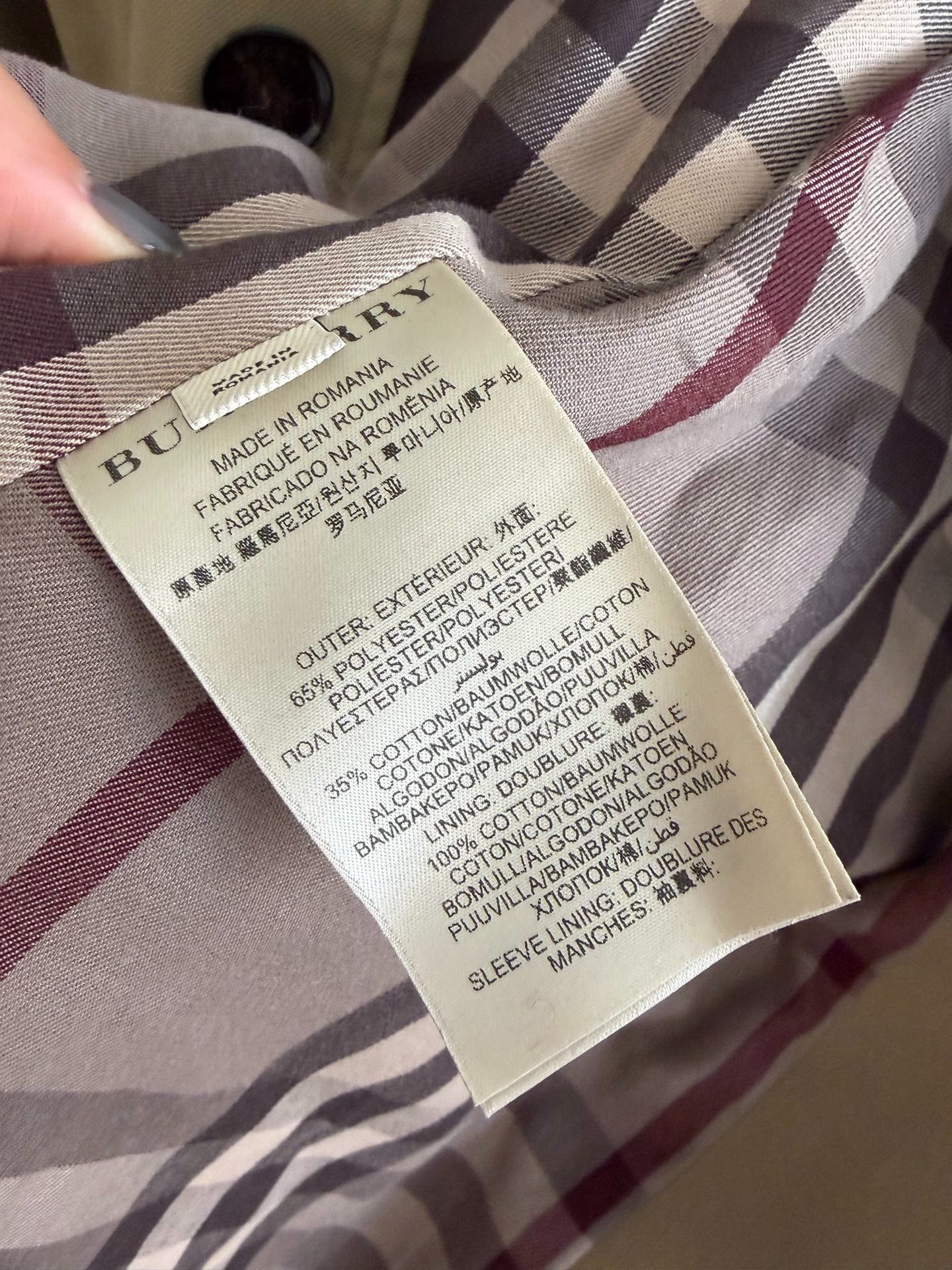 Burberry 1998 Burberry Trench Coat Size XL / US 12-14 / IT 48-50 - 9 Thumbnail