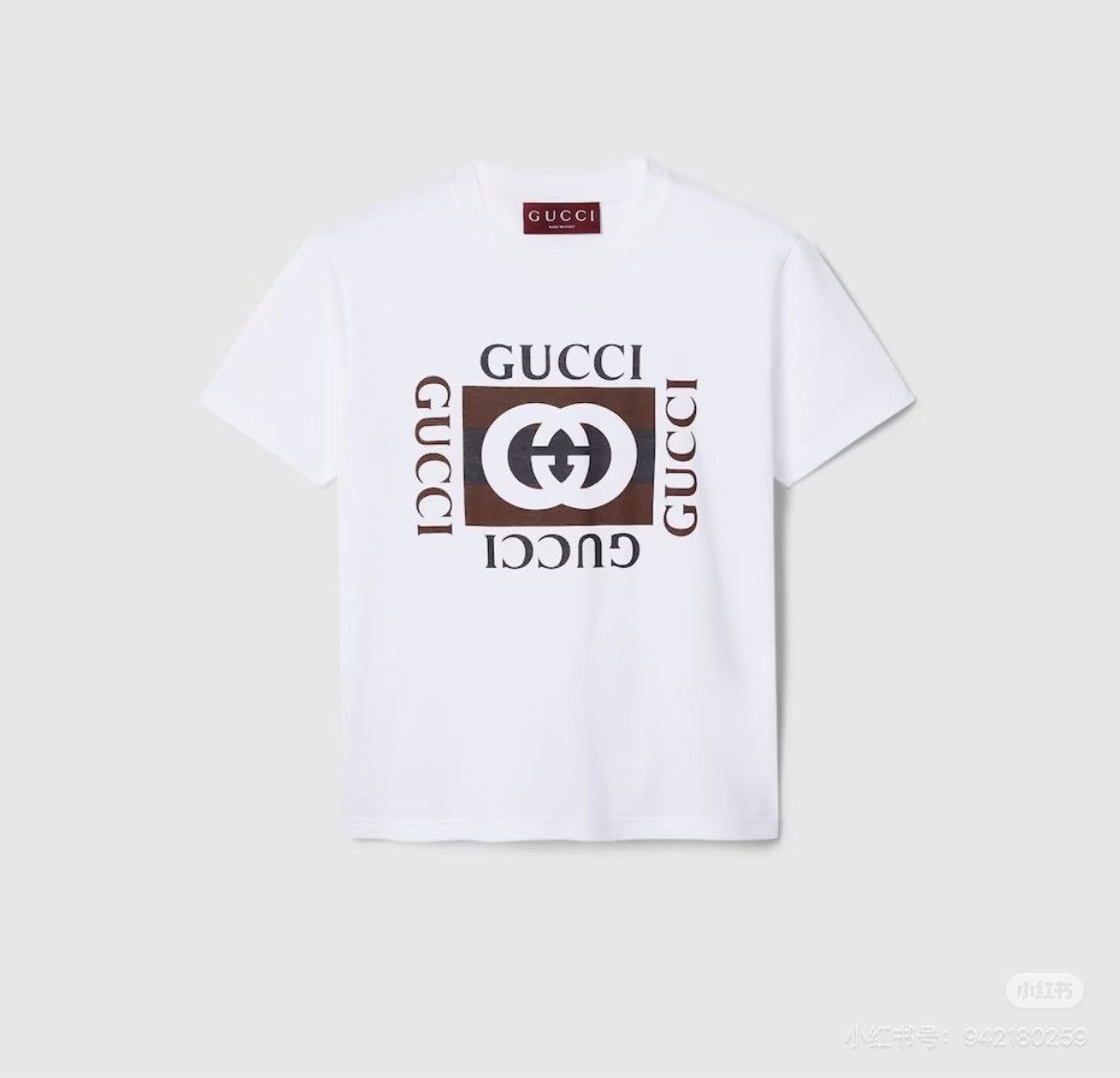 Gucci Gucci White T-Shirt with Interlocking Logo Size S / US 4 / IT 40 - 9 Thumbnail