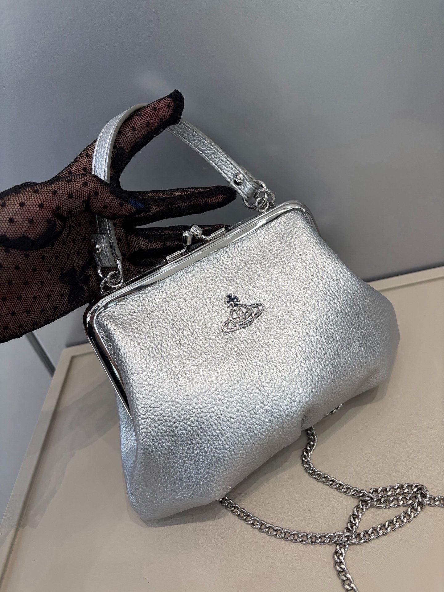 Vivienne Westwood Vivienne Westwood Silver Evening Bag Size ONE SIZE - 5 Thumbnail