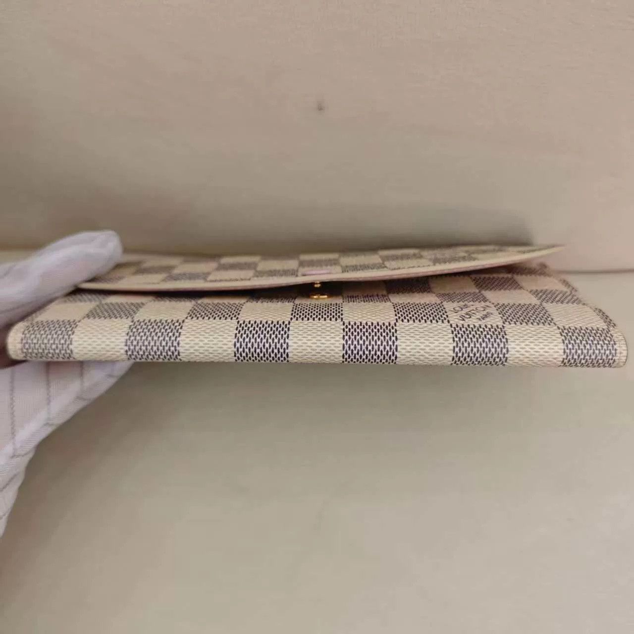 Louis Vuitton Louis Vuitton White Checker Long Wallet Size ONE SIZE - 7 Thumbnail