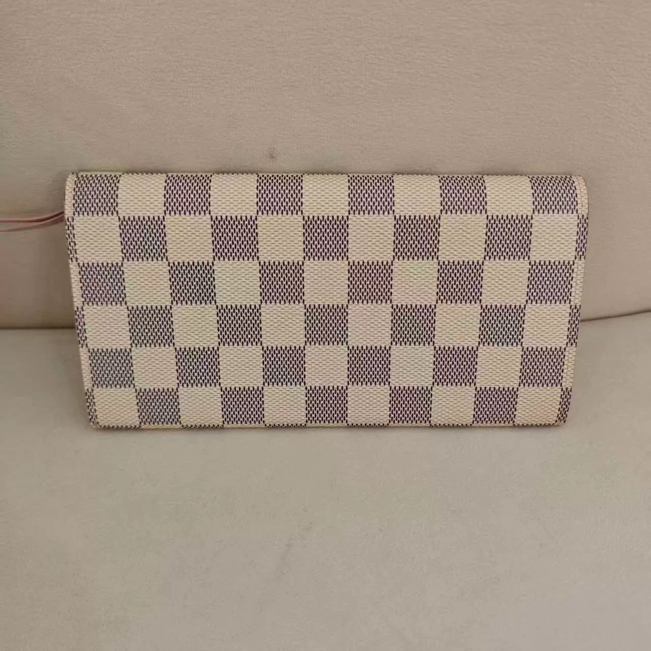 Louis Vuitton Louis Vuitton White Checker Long Wallet Size ONE SIZE - 2 Thumbnail