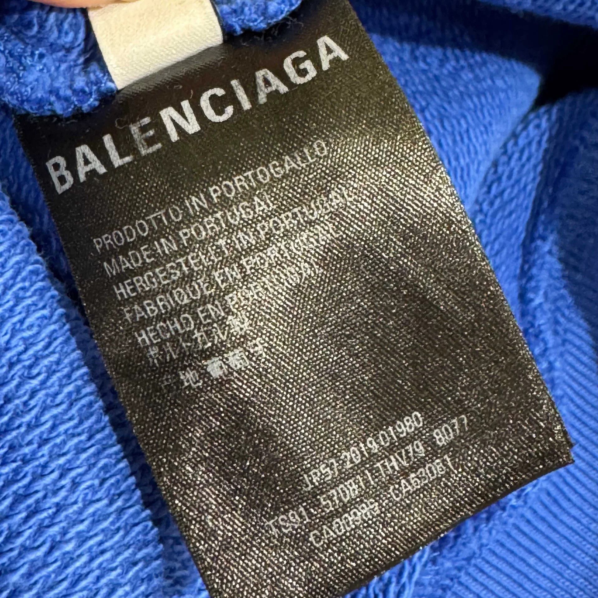 Balenciaga Balenciaga Klein Blue Hoodie Size US M / EU 48-50 / 2 - 2 Thumbnail