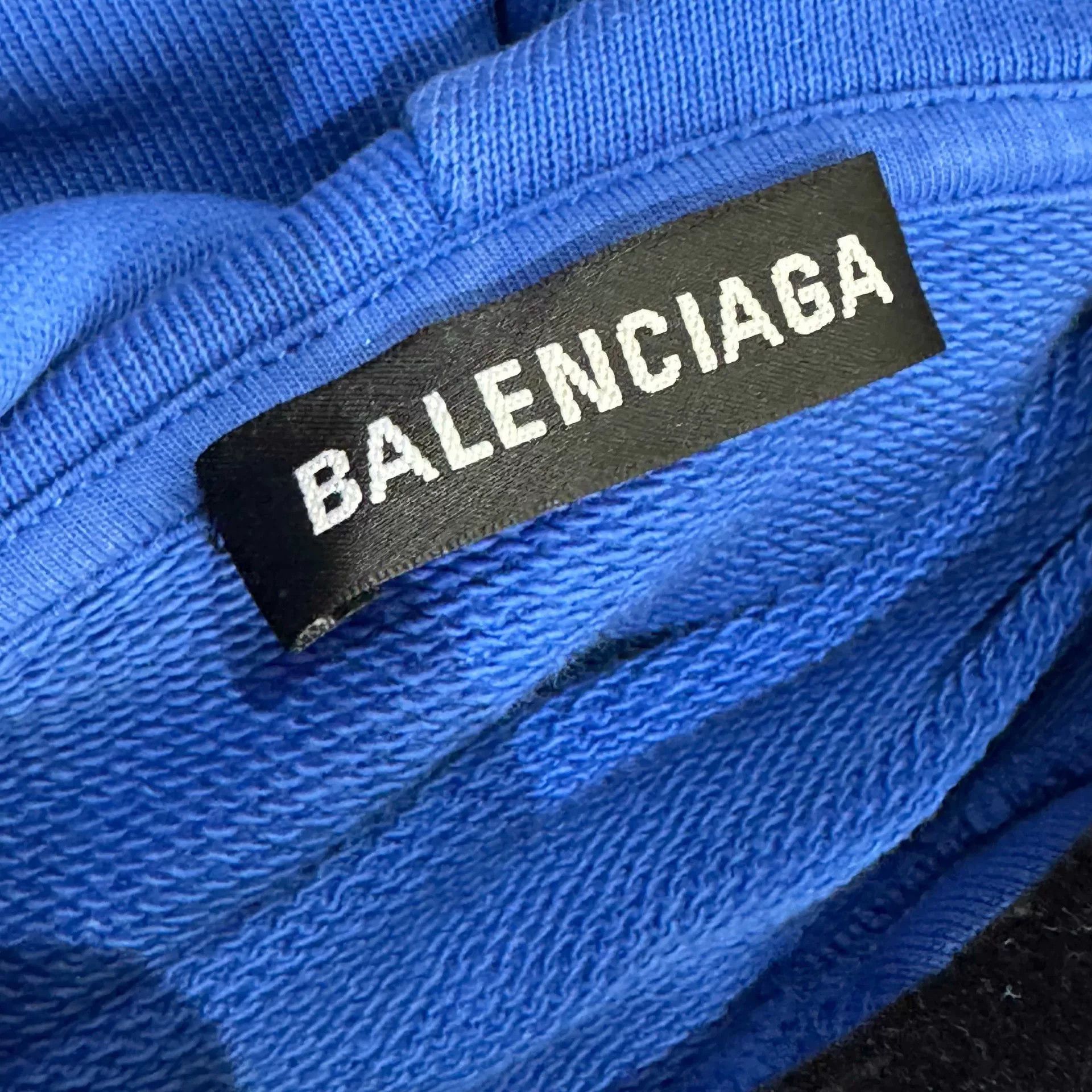 Balenciaga Balenciaga Klein Blue Hoodie Size US M / EU 48-50 / 2 - 6 Thumbnail
