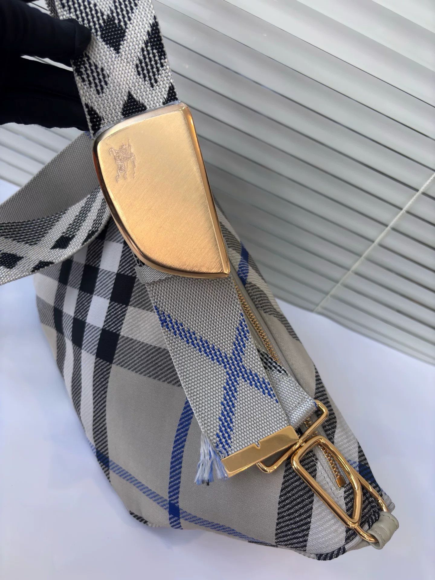 Burberry Burberry Canvas Check Crossbody Bag Size ONE SIZE - 8 Thumbnail
