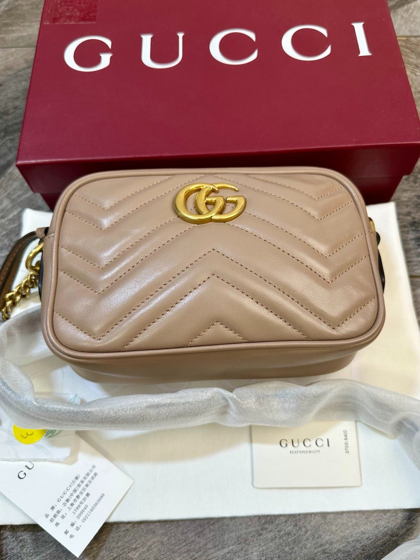 Gucci Gucci Marmont Camera Bag Size ONE SIZE - 9 Thumbnail