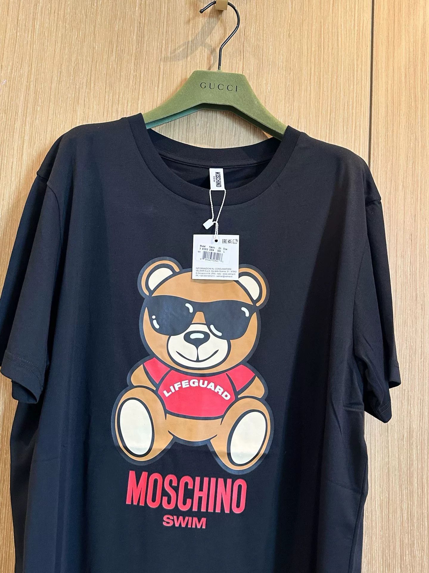 Moschino Moschino Bear Cotton Short Sleeve T-shirt Size US L / EU 52-54 / 3 - 2 Thumbnail